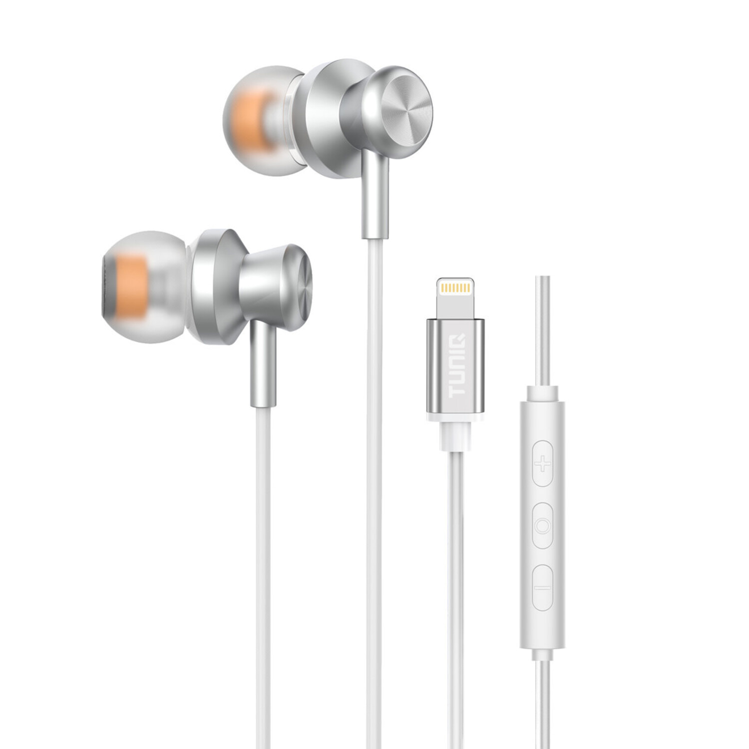 TUNIQ TUNIQ Wired Earphones - Lightning plug - Silber