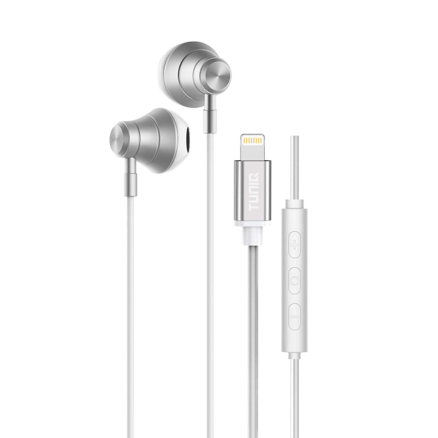 TUNIQ TUNIQ Half-In-Ear Wired Earphones - Lightning plug - Silber