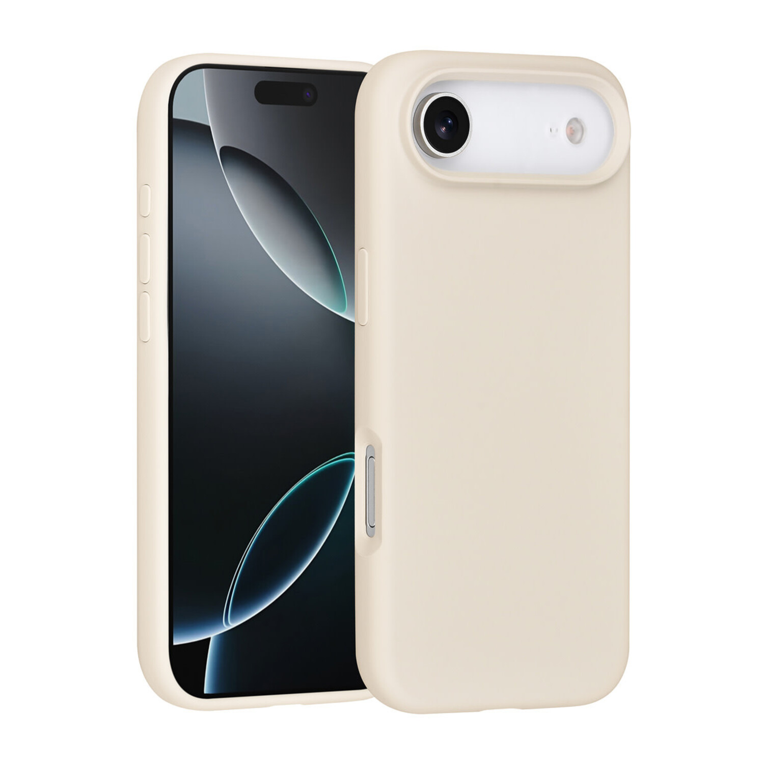 TUNIQ TUNIQ iPhone 17 Air Back-Cover hul - Premium Liquid Silicon - Beige