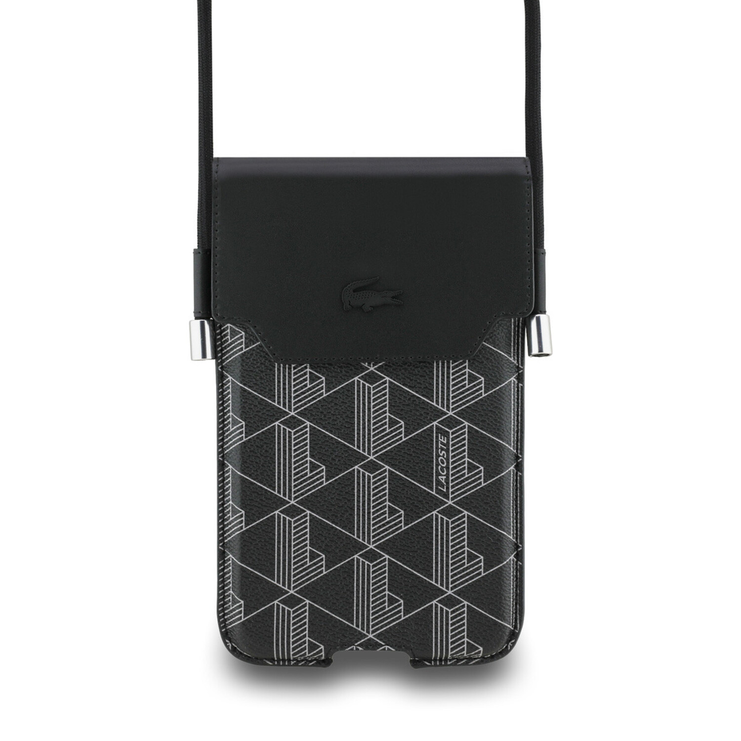 Lacoste Lacoste Universal Crossbody Phone Pouch - The Blend - Schwarz
