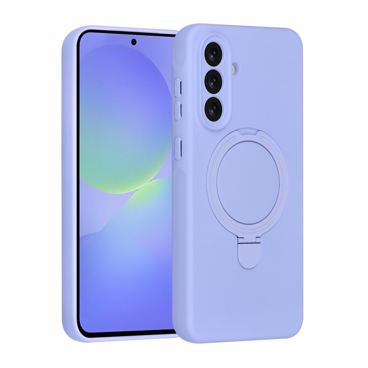 TUNIQ TUNIQ Galaxy A36 Back-Cover hul - Magsafe With Ring Stand - Hanger - Lila