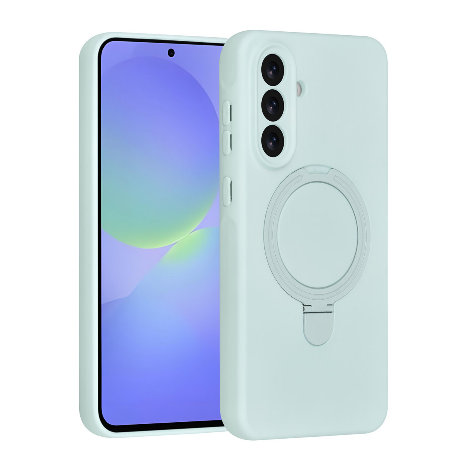 TUNIQ TUNIQ Galaxy A36 Back-Cover hul - Magsafe With Ring Stand - Hanger - Mint Green