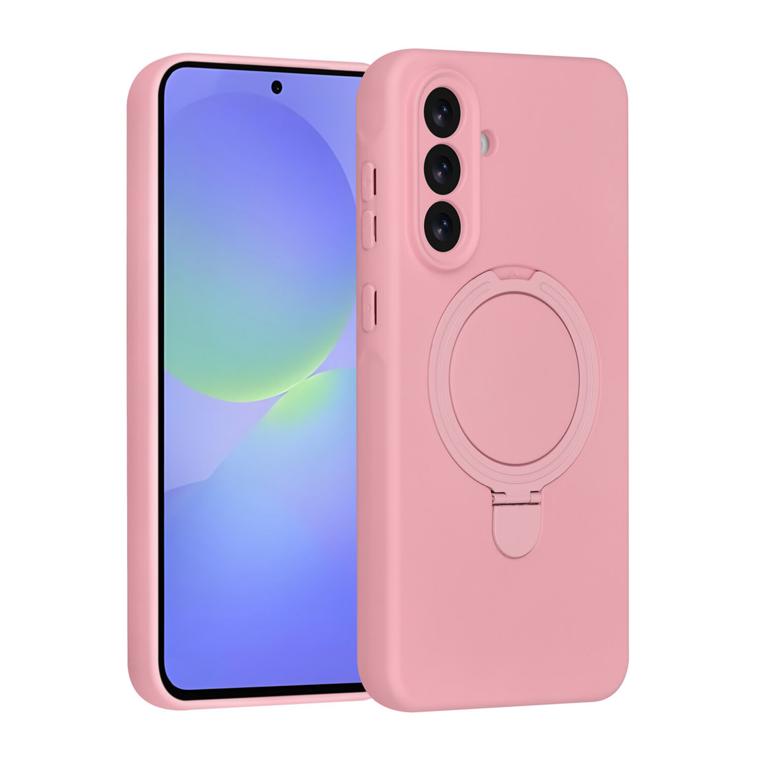 TUNIQ TUNIQ Galaxy A36 Back-Cover hul - Magsafe With Ring Stand - Hanger - Sakura Pink