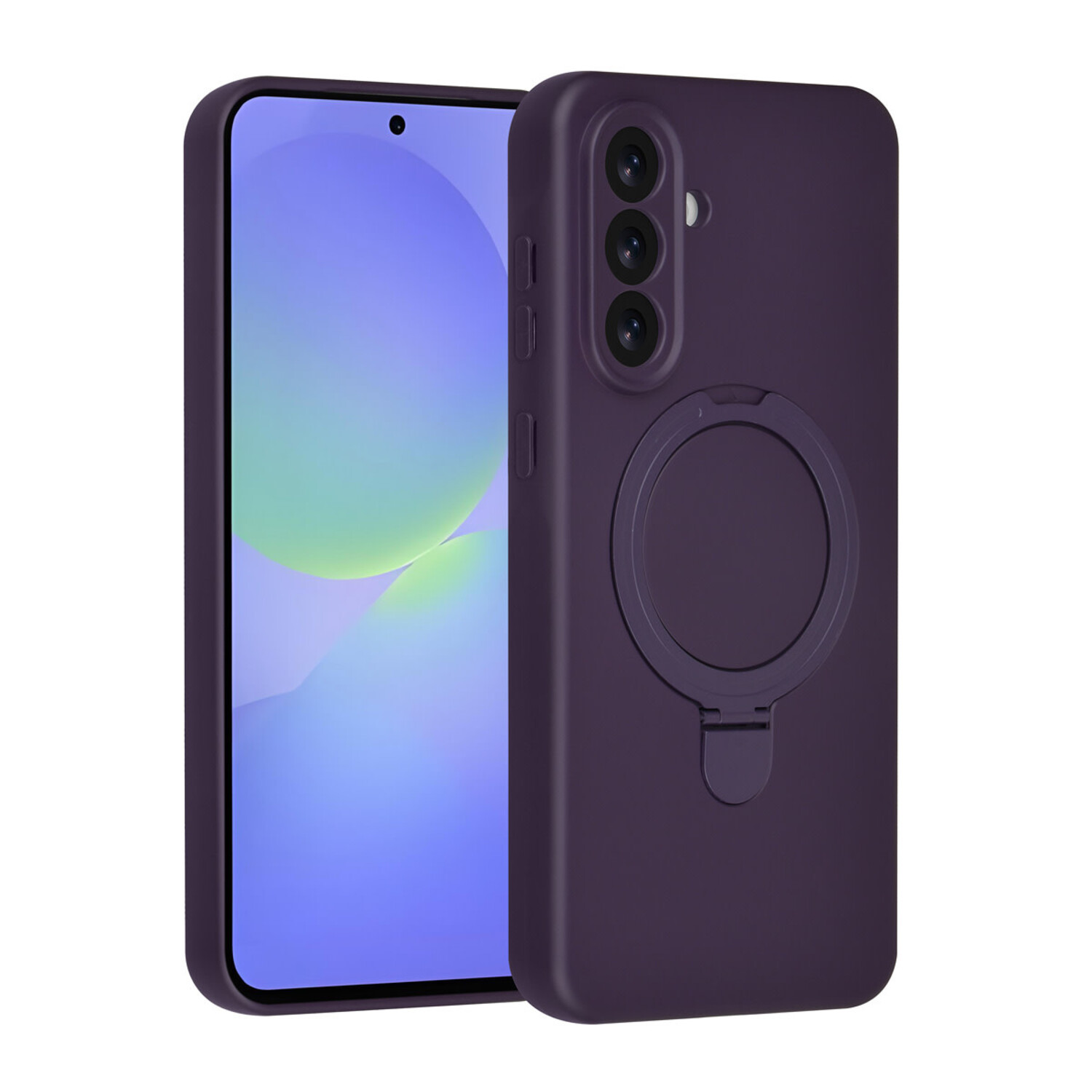 TUNIQ TUNIQ Galaxy A36 Back-Cover hul - Magsafe With Ring Stand - Hanger - Grape Purple