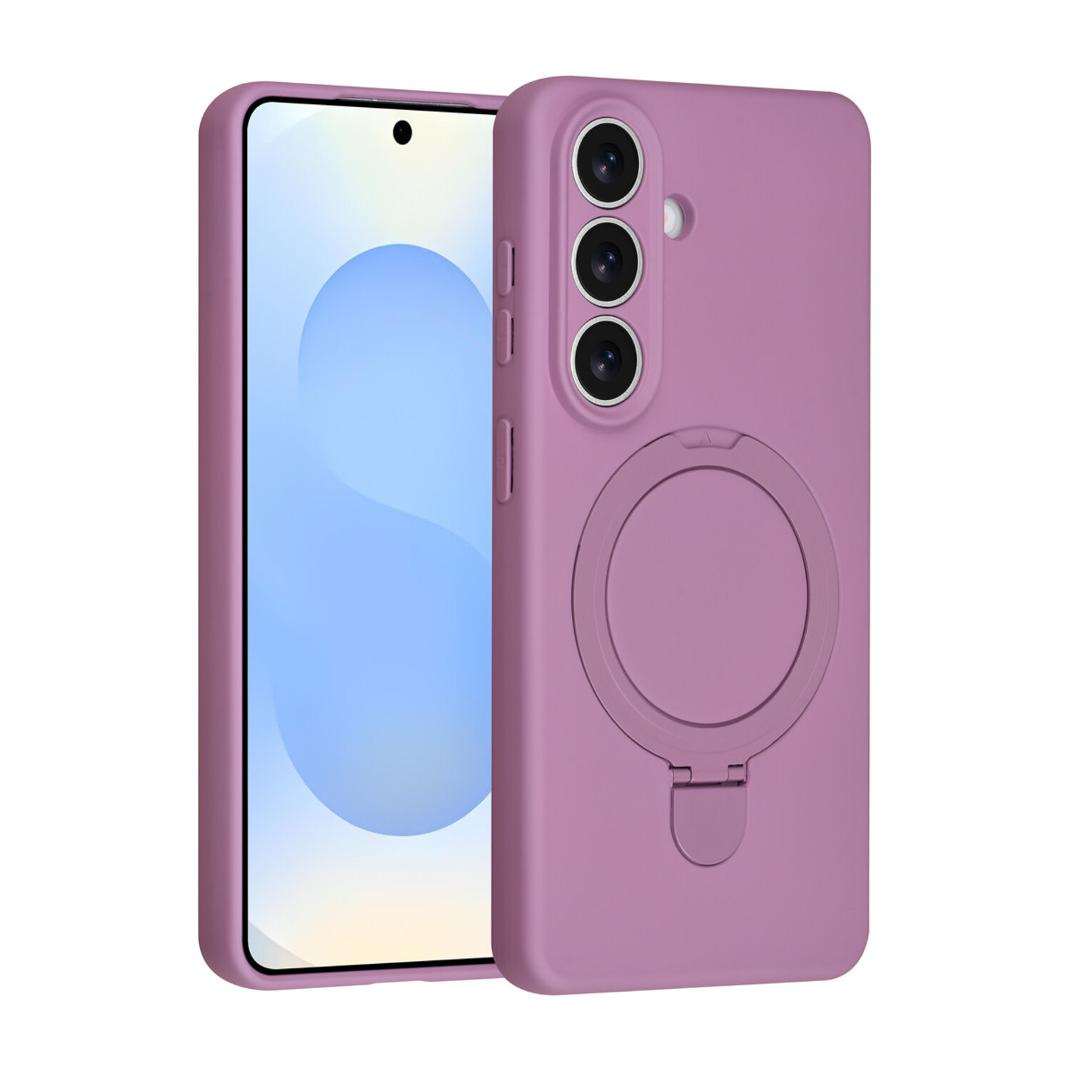 TUNIQ TUNIQ Galaxy S26 Back-Cover hul - Magsafe With Ring Stand - Hanger - Sunset Purple