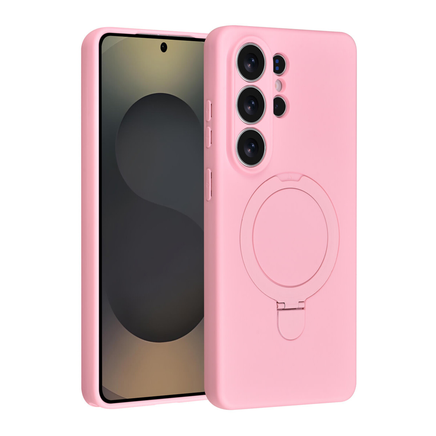 TUNIQ TUNIQ Galaxy S26 Ultra Back-Cover hul - Magsafe With Ring Stand - Hanger - Sakura Pink