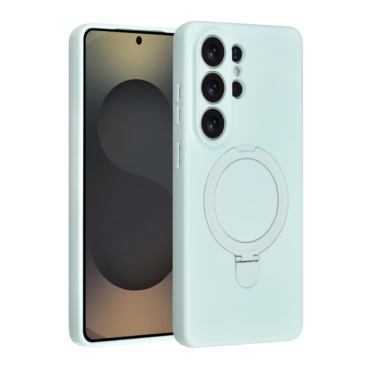 TUNIQ TUNIQ Galaxy S26 Ultra Back-Cover hul - Magsafe With Ring Stand - Hanger - Mint Green
