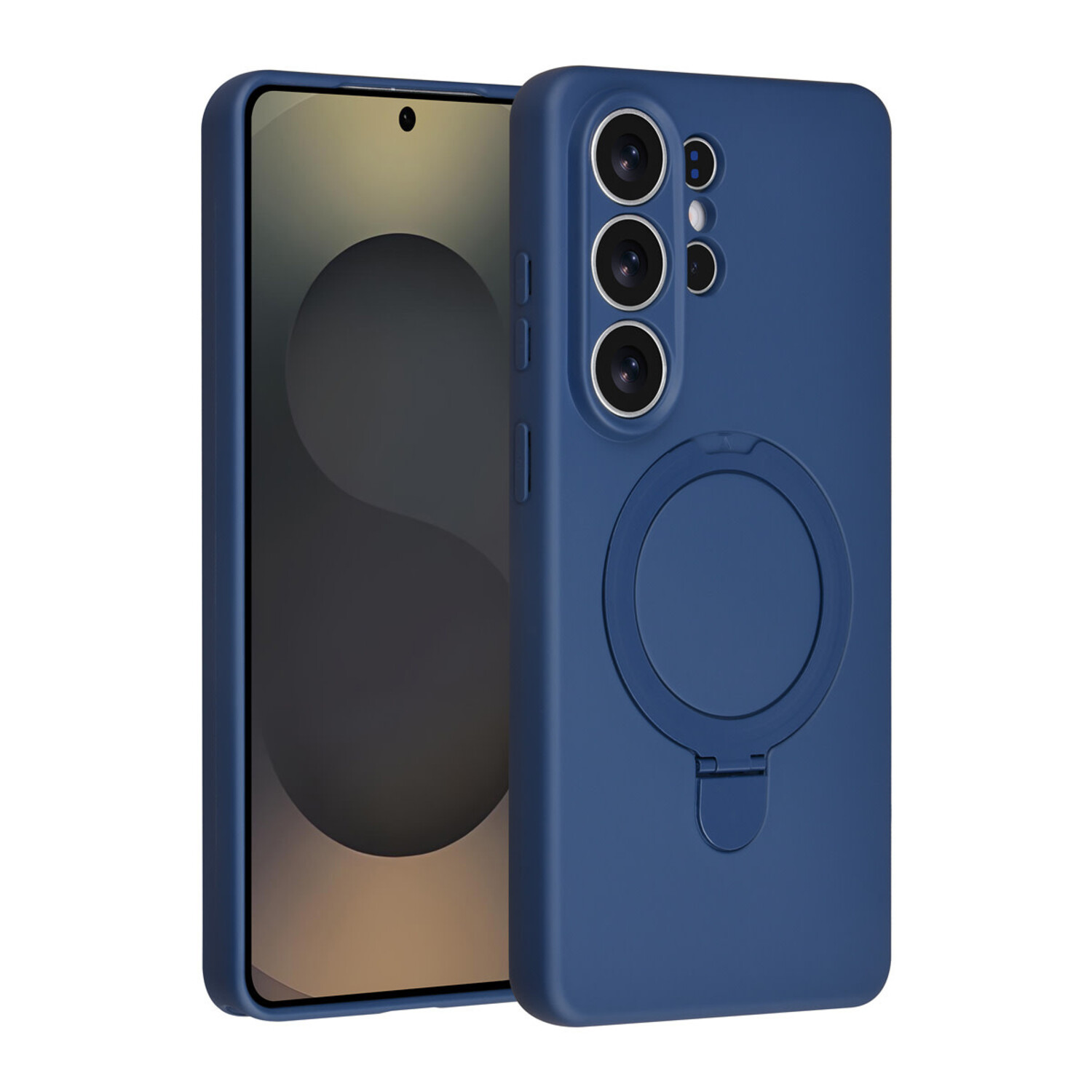 TUNIQ TUNIQ Galaxy S26 Ultra Back-Cover hul - Magsafe With Ring Stand - Hanger - Navy Blue