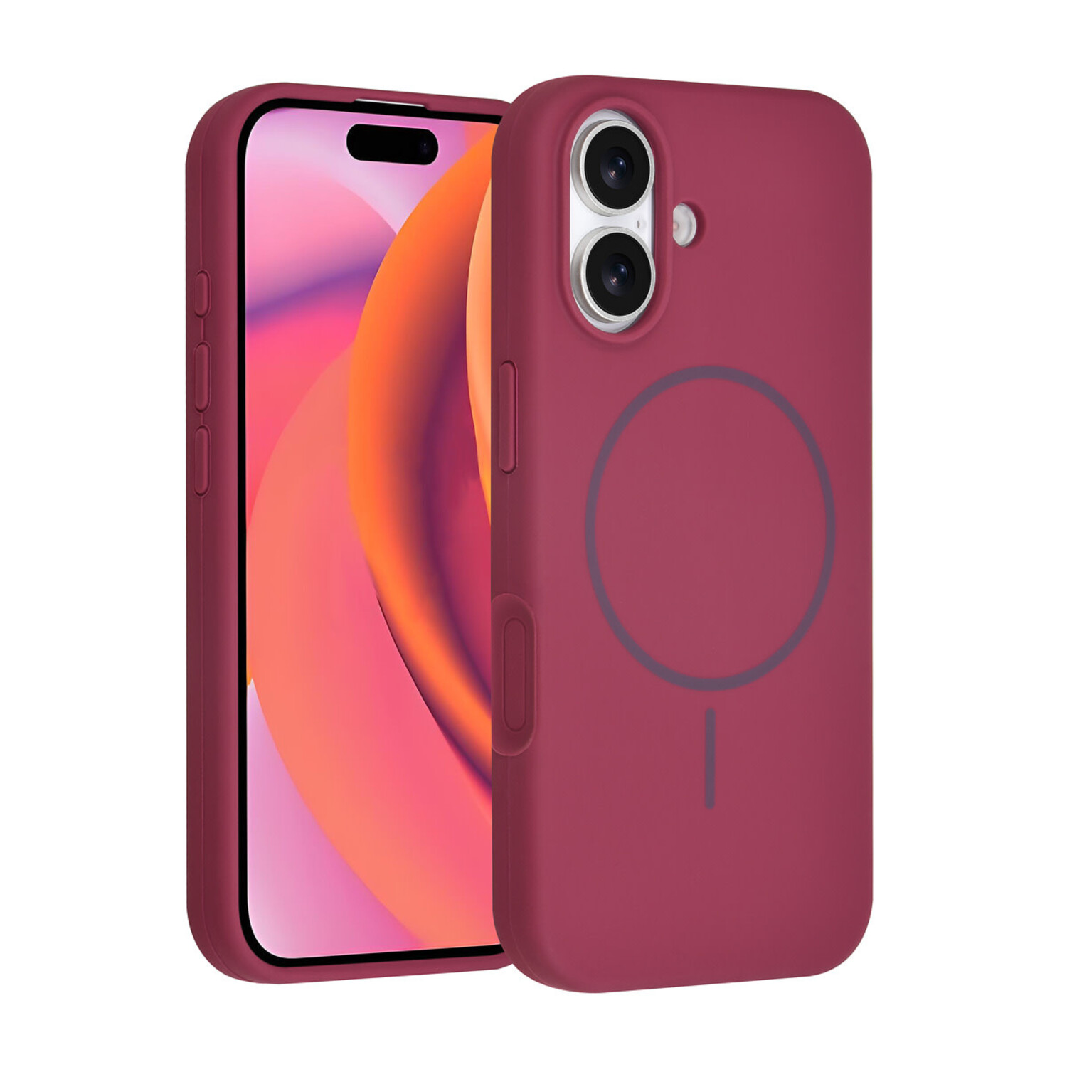 TUNIQ TUNIQ iPhone 17 Back-Cover hul - Magsafe - Full Silicone - Lila
