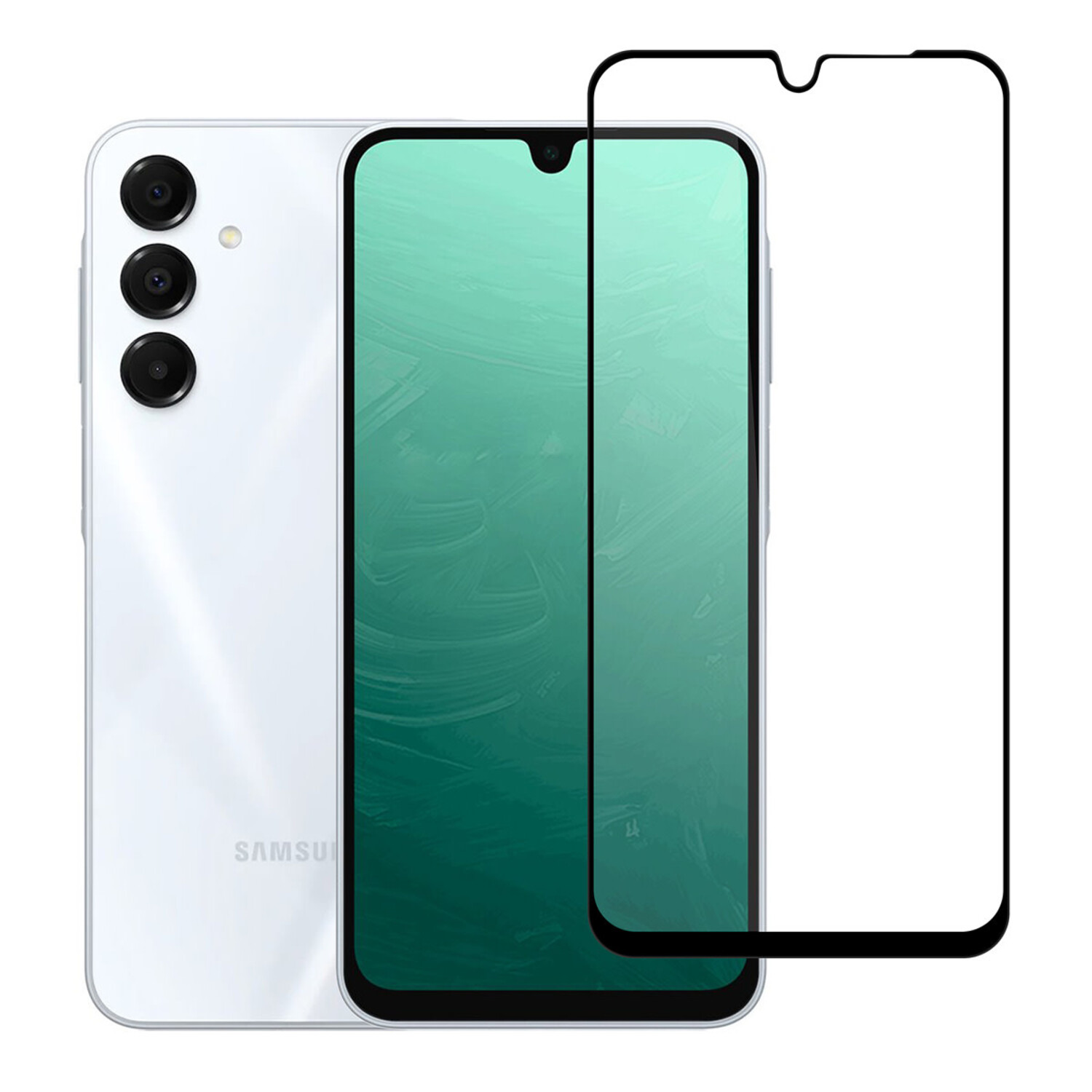TUNIQ TUNIQ Galaxy A16 5G Display Schutzglas - 10D Full coverage Screenprotector - Schwarze Rand