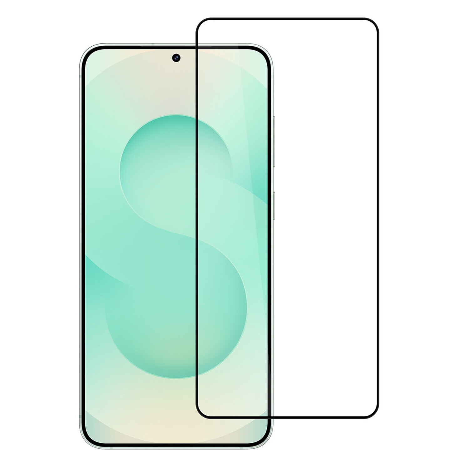 TUNIQ Box of 10 - TUNIQ Galaxy S26 Plus Display Schutzglas - 10D Full coverage Screenprotector - Schwarze Rand