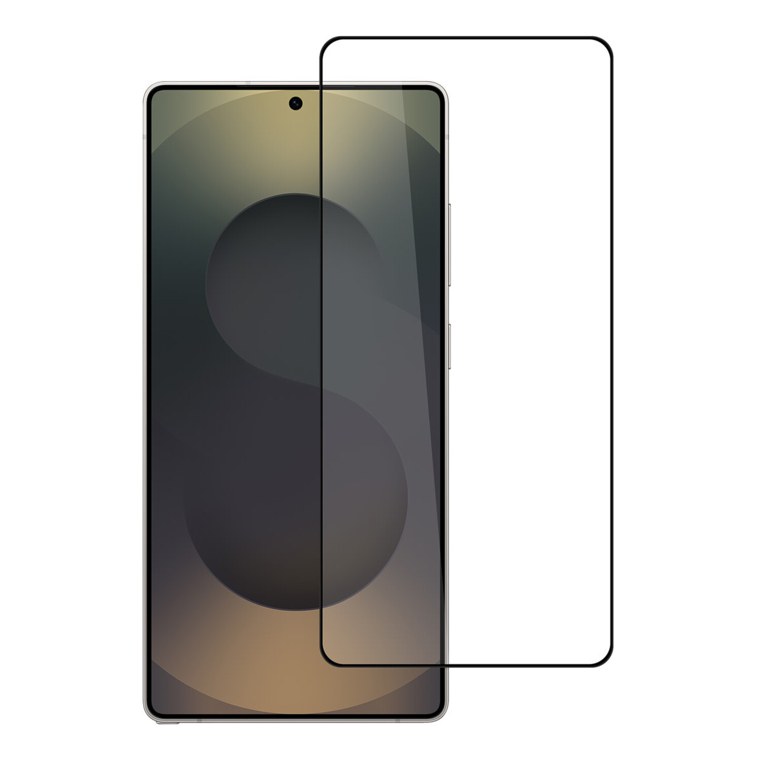 TUNIQ Box of 10 - TUNIQ Galaxy S26 Ultra Display Schutzglas - 10D Full coverage Screenprotector - Schwarze Rand