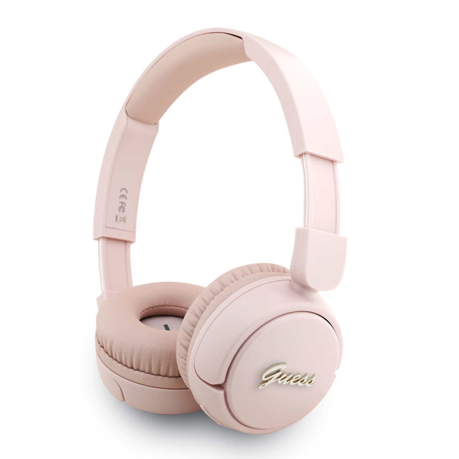 Guess Guess Bluetooth Headphones - Metal Logo Script - Rosa