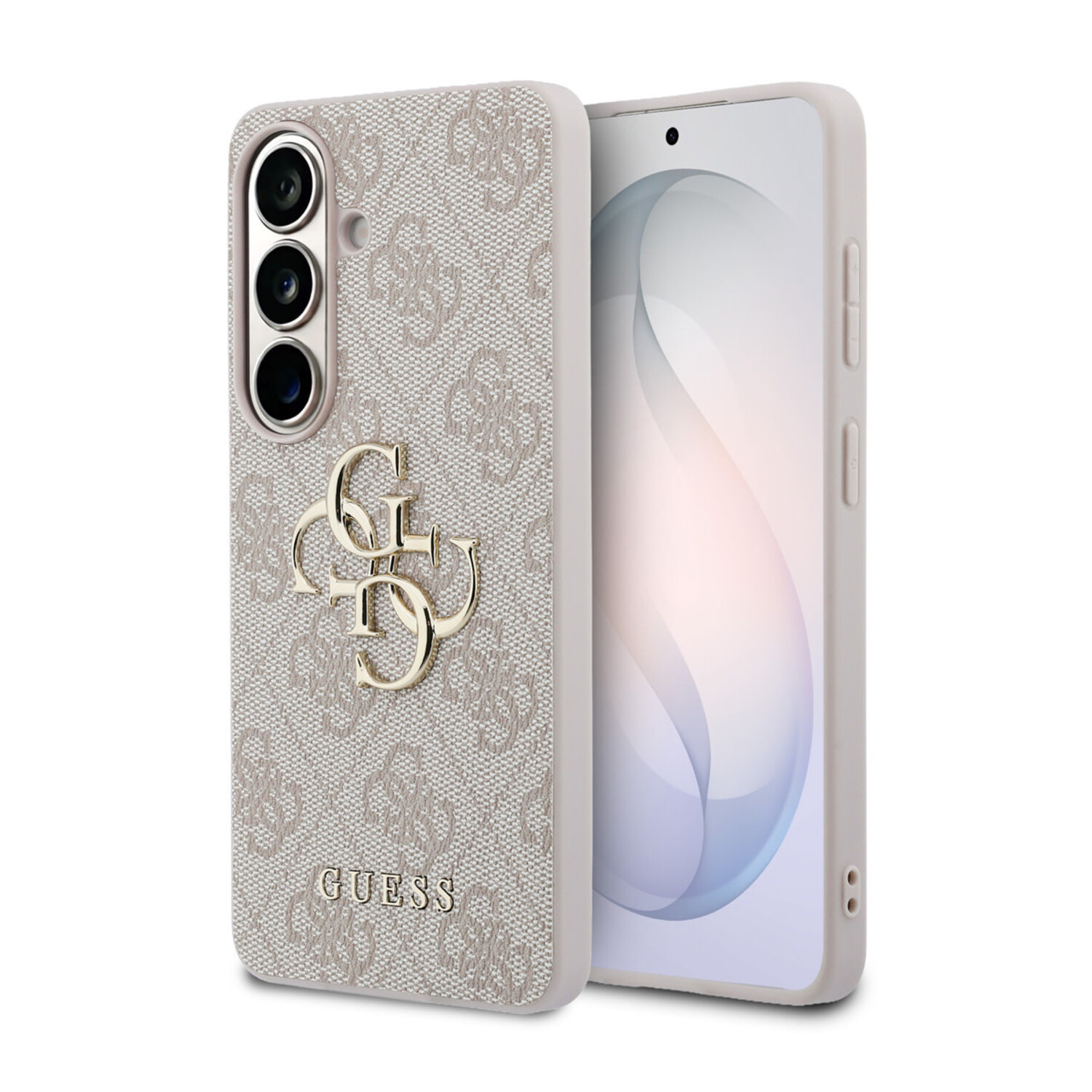 Guess Guess Galaxy S26 Back-Cover hul - 4G - Big Metal Logo - Rosa