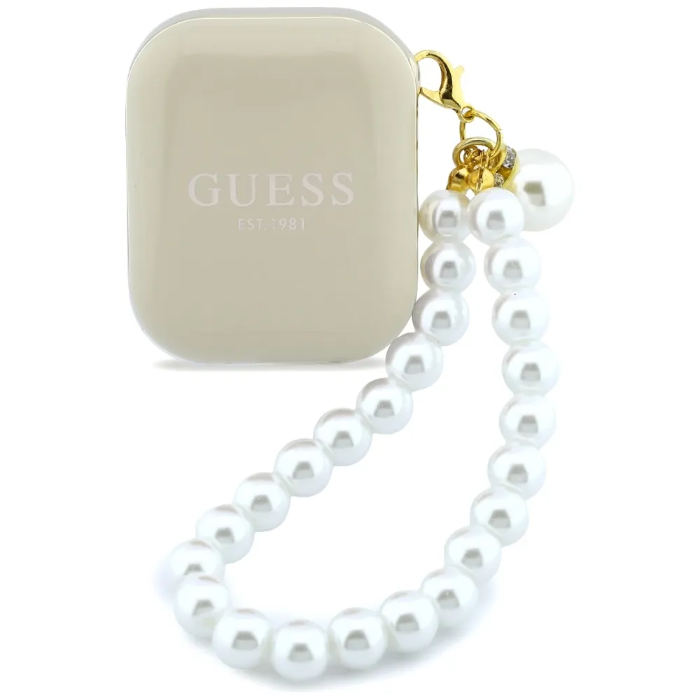 Wireless earphone GUESS TWS Pearl Strap GUE005326 beige