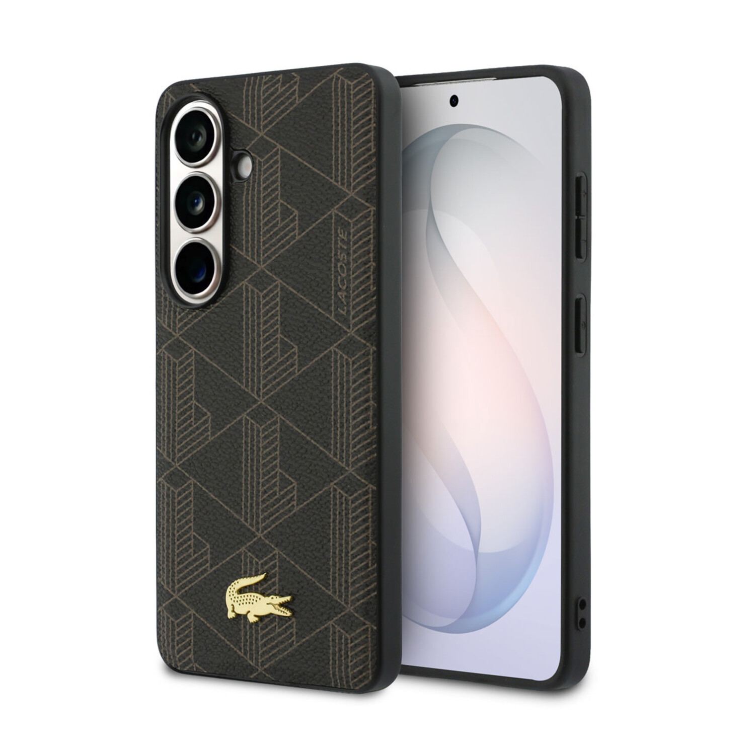 Lacoste Lacoste Galaxy S26 Back-Cover hul - MagSafe - The Blend Monogram - Braun