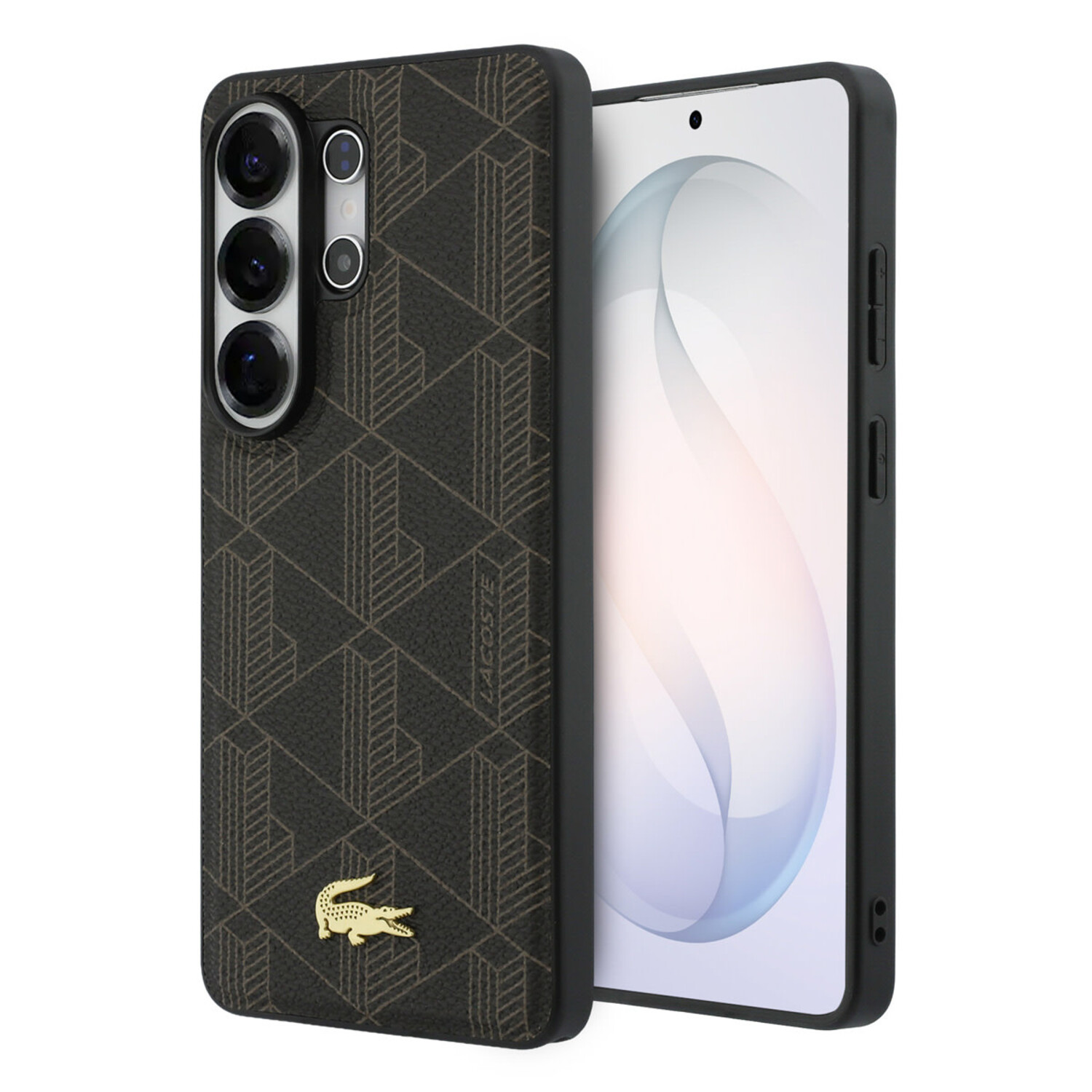 Lacoste Lacoste Galaxy S26 Ultra Back-Cover hul - MagSafe - The Blend Monogram - Braun