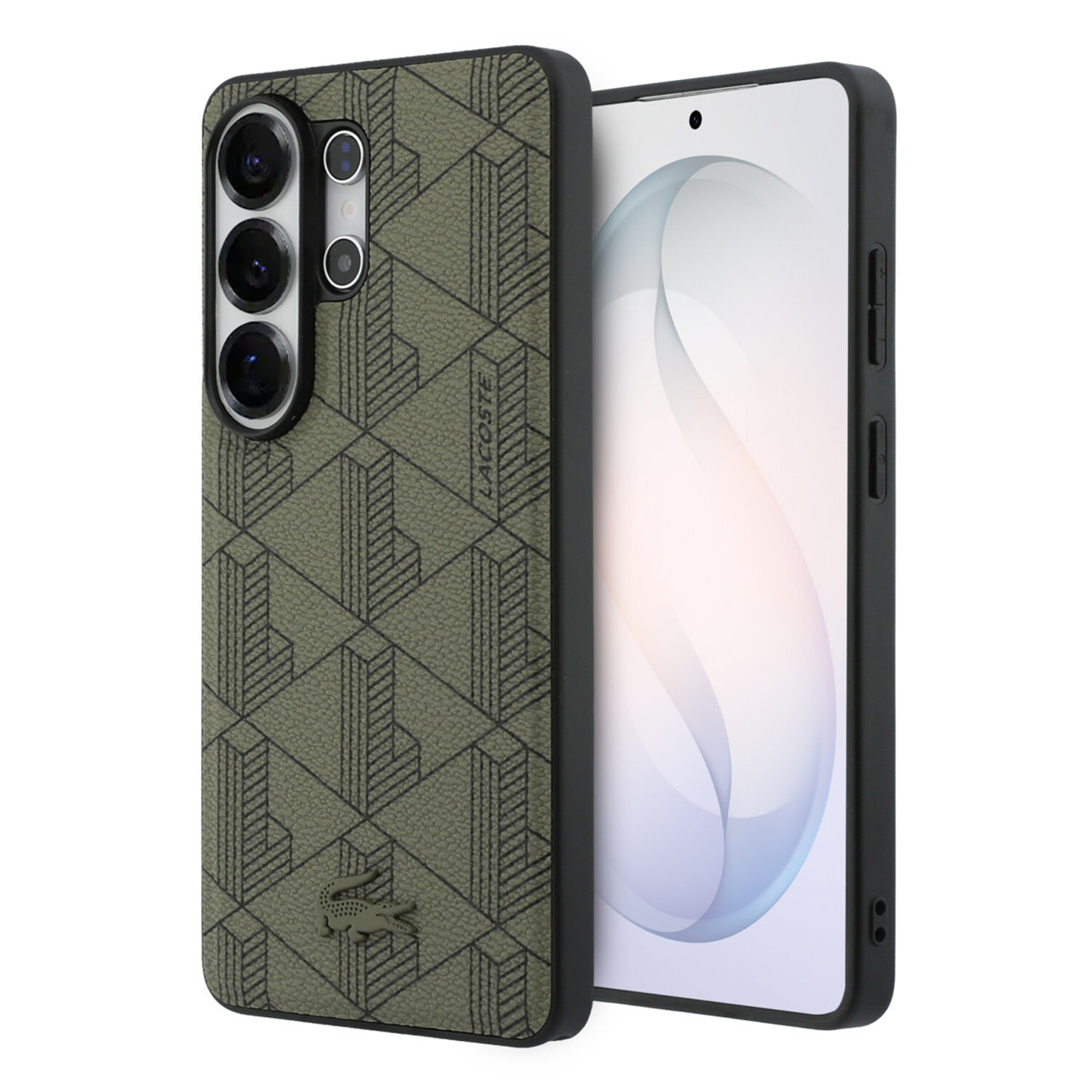 Lacoste Lacoste Galaxy S26 Ultra Back-Cover hul - MagSafe - The Blend Monogram - Khaki