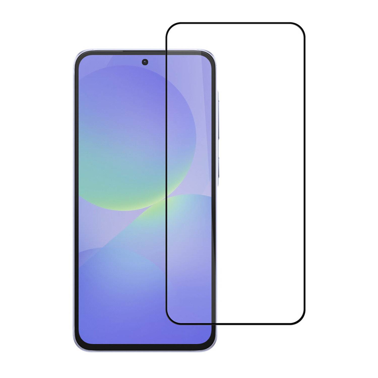 TUNIQ Box of 10 - TUNIQ Galaxy A37 Display Schutzglas - 10D Full Coverage Displayschutzfolie - Schwarze Rand