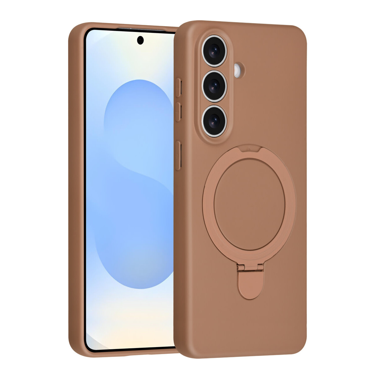 TUNIQ TUNIQ Galaxy S26 Plus Back-Cover hul - Magsafe With Ring Stand - Hanger - Desert Brown