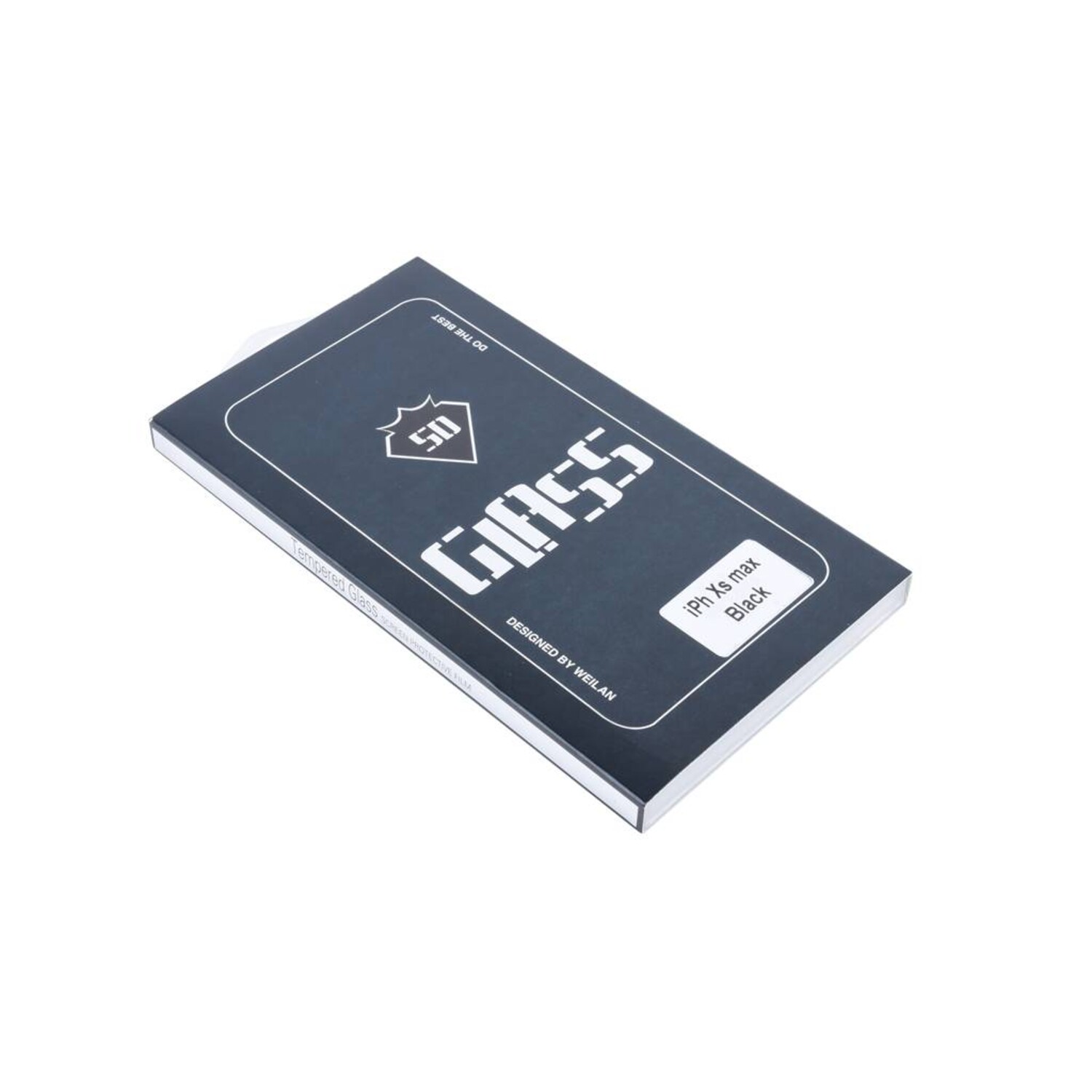 Display Schutzglas für iPhone Xs Max &amp; iPhone 11 Pro Max - Schwarz