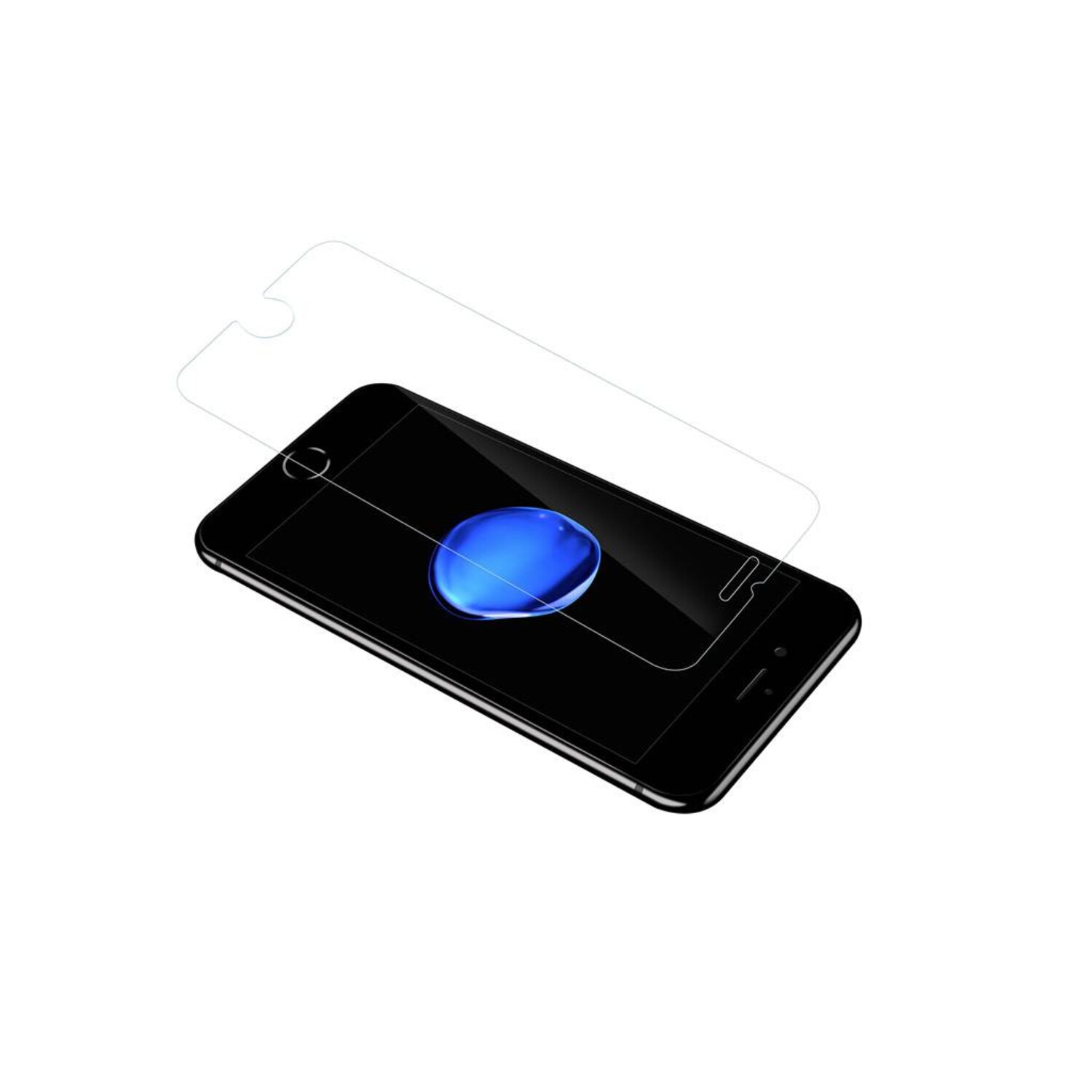 box of 10 - Display Schutzglas für iPhone 7 - Transparent