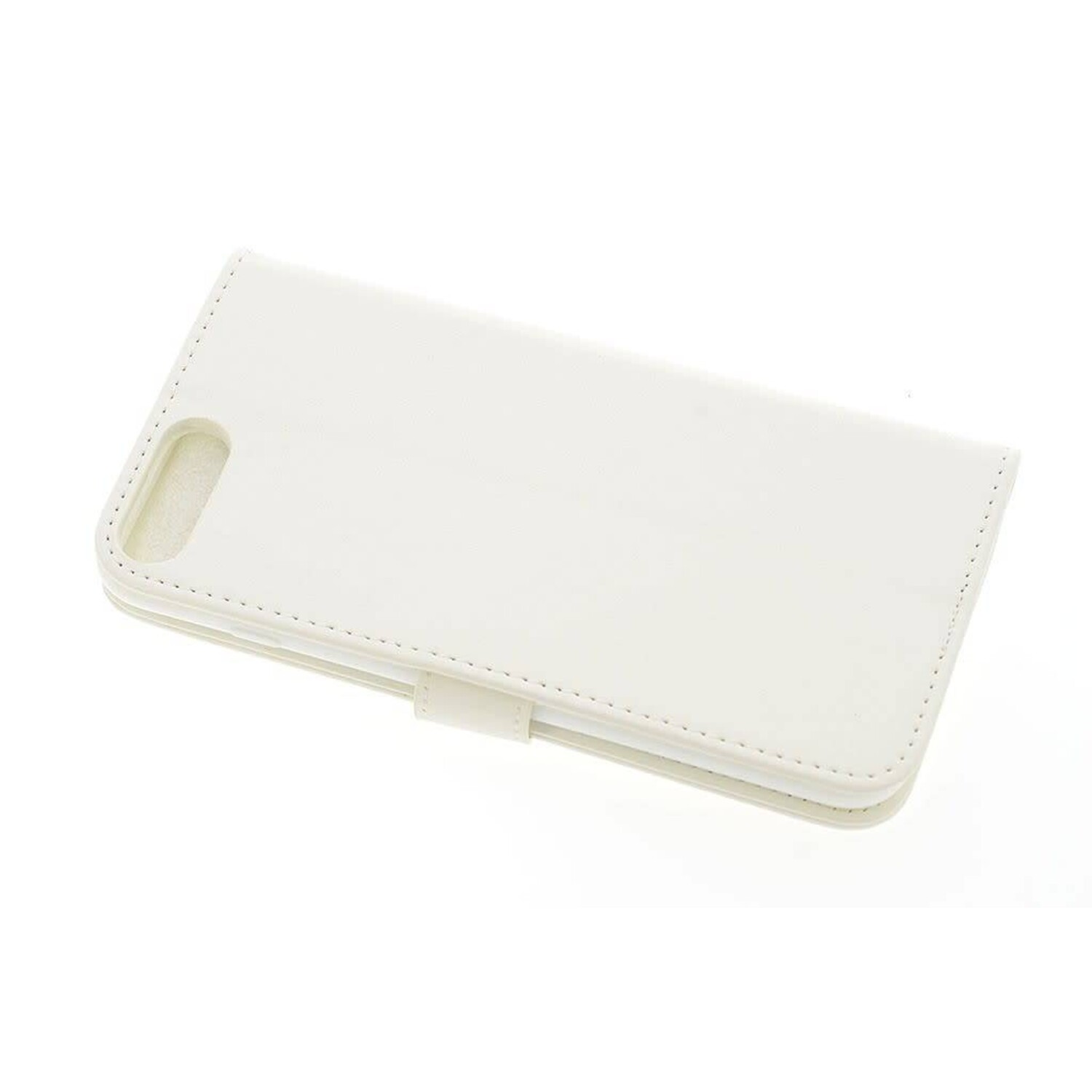 passend für Apple iPhone 7 Plus; iPhone 8 Plus Kartenhalter Weiß Book-Case hul -Magnetverschluss - Kunststof;TPU