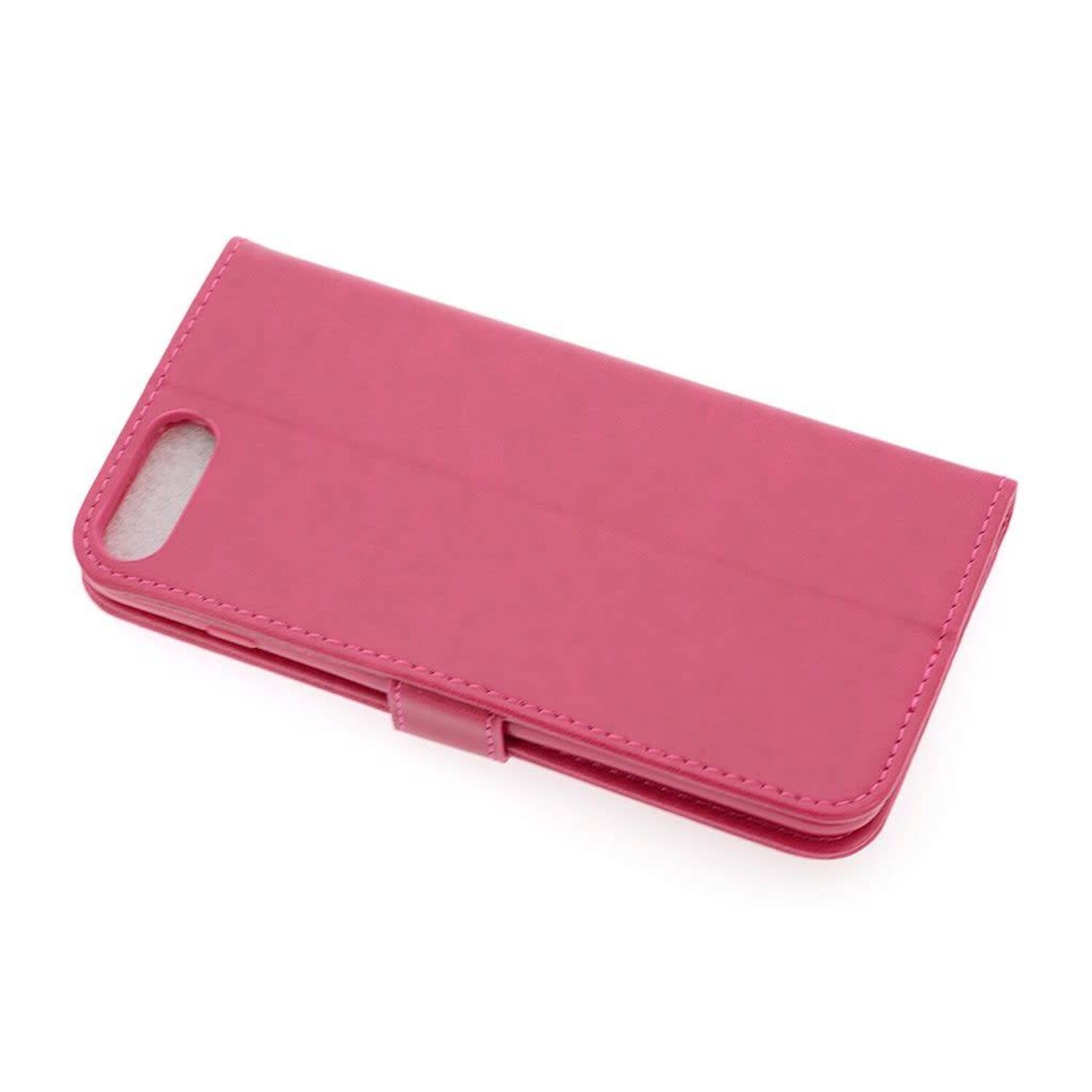 passend für Apple iPhone 7 Plus; iPhone 8 Plus Kartenhalter Pink Book-Case hul -Magnetverschluss - Kunststof;TPU