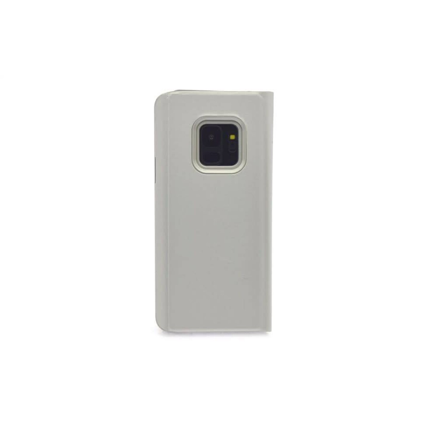 passend für Samsung Galaxy S9 Kartenhalter Silber Book-Case hul -Magnetverschluss - Kunststof;TPU