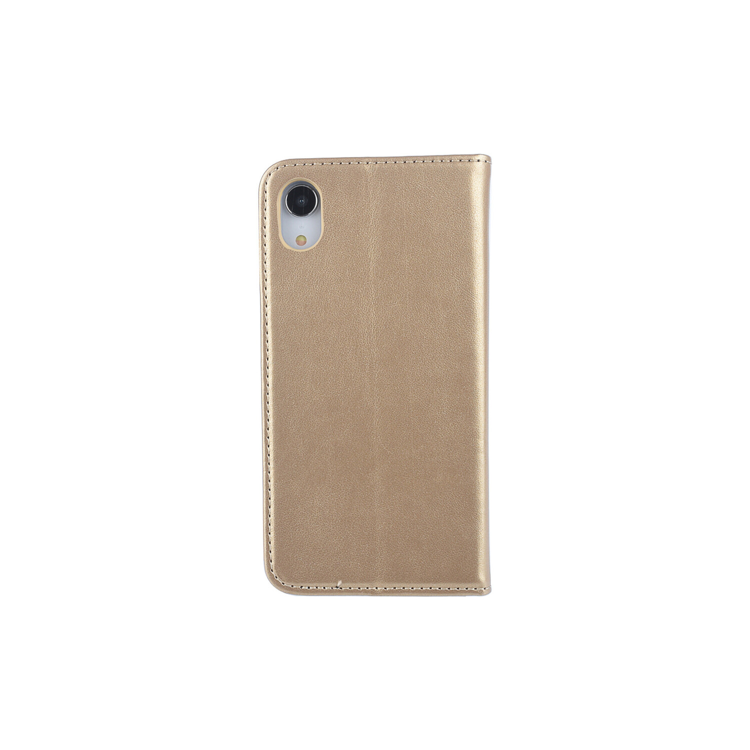 passend für Apple iPhone XR Kartenhalter Gold Book-Case hul -Magnetverschluss - Kunststof;TPU