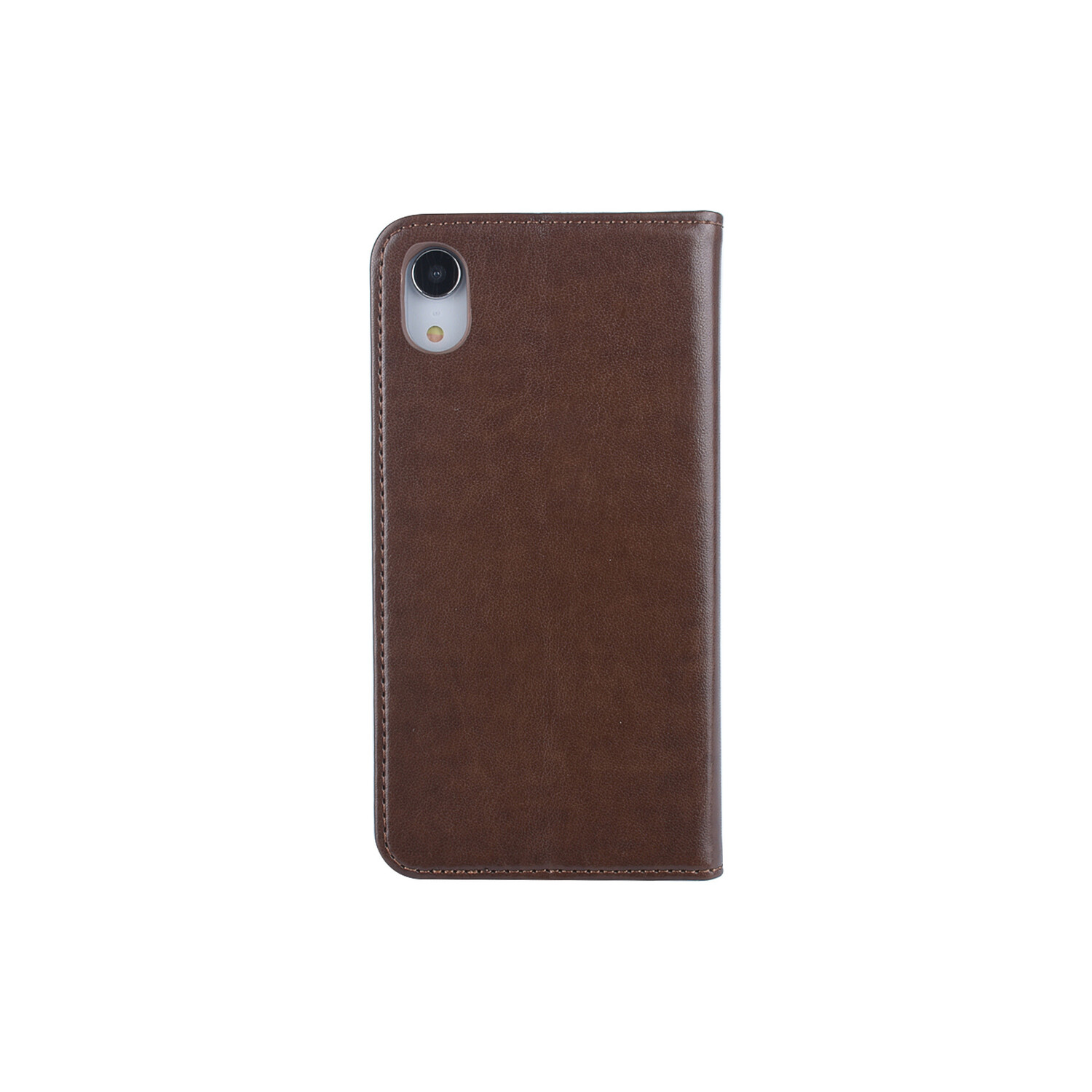 passend für Apple iPhone XR Kartenhalter Braun Book-Case hul -Magnetverschluss - Kunststof;TPU