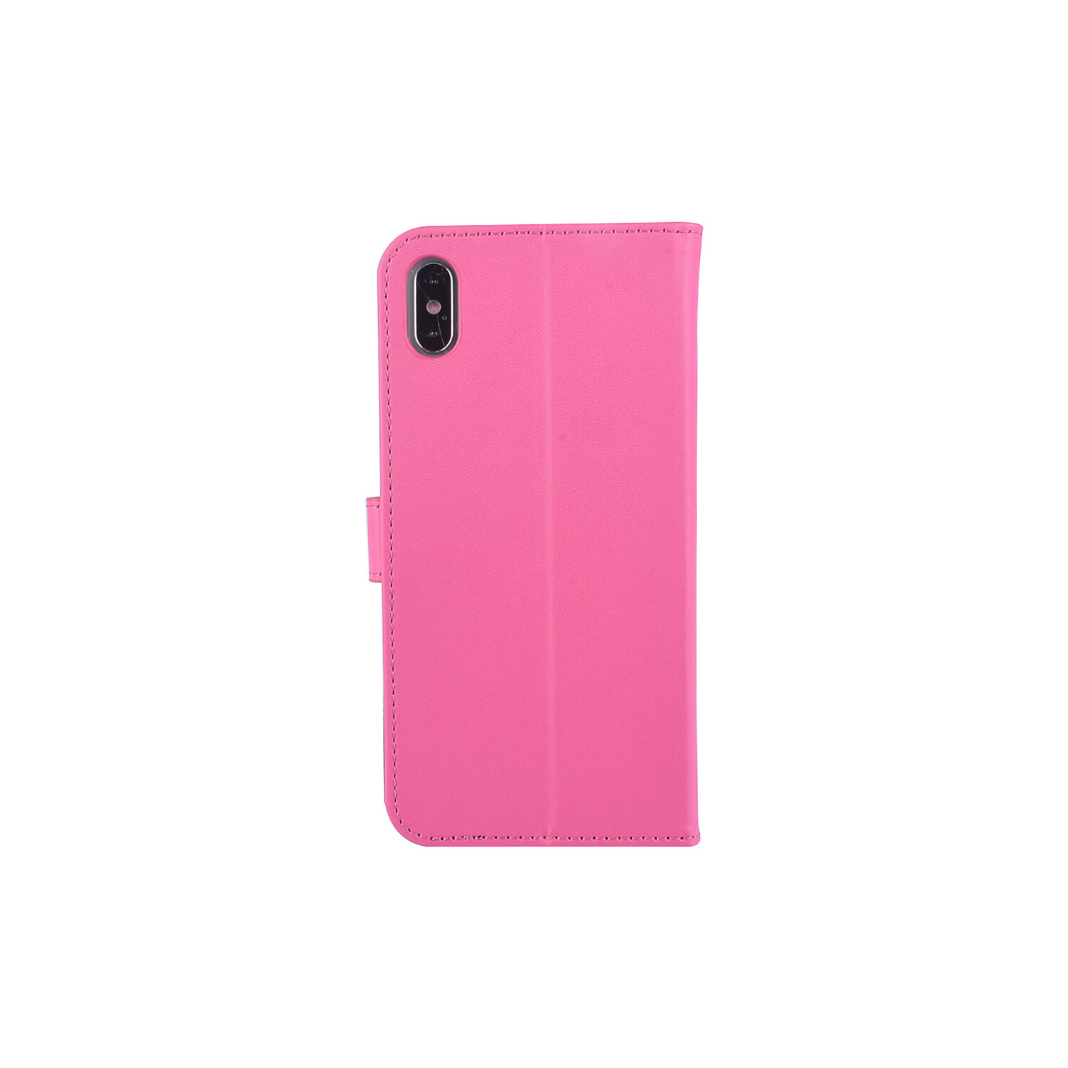 passend für Apple iPhone Xs Max Kartenhalter Pink Book-Case hul -Magnetverschluss - Kunststof;TPU
