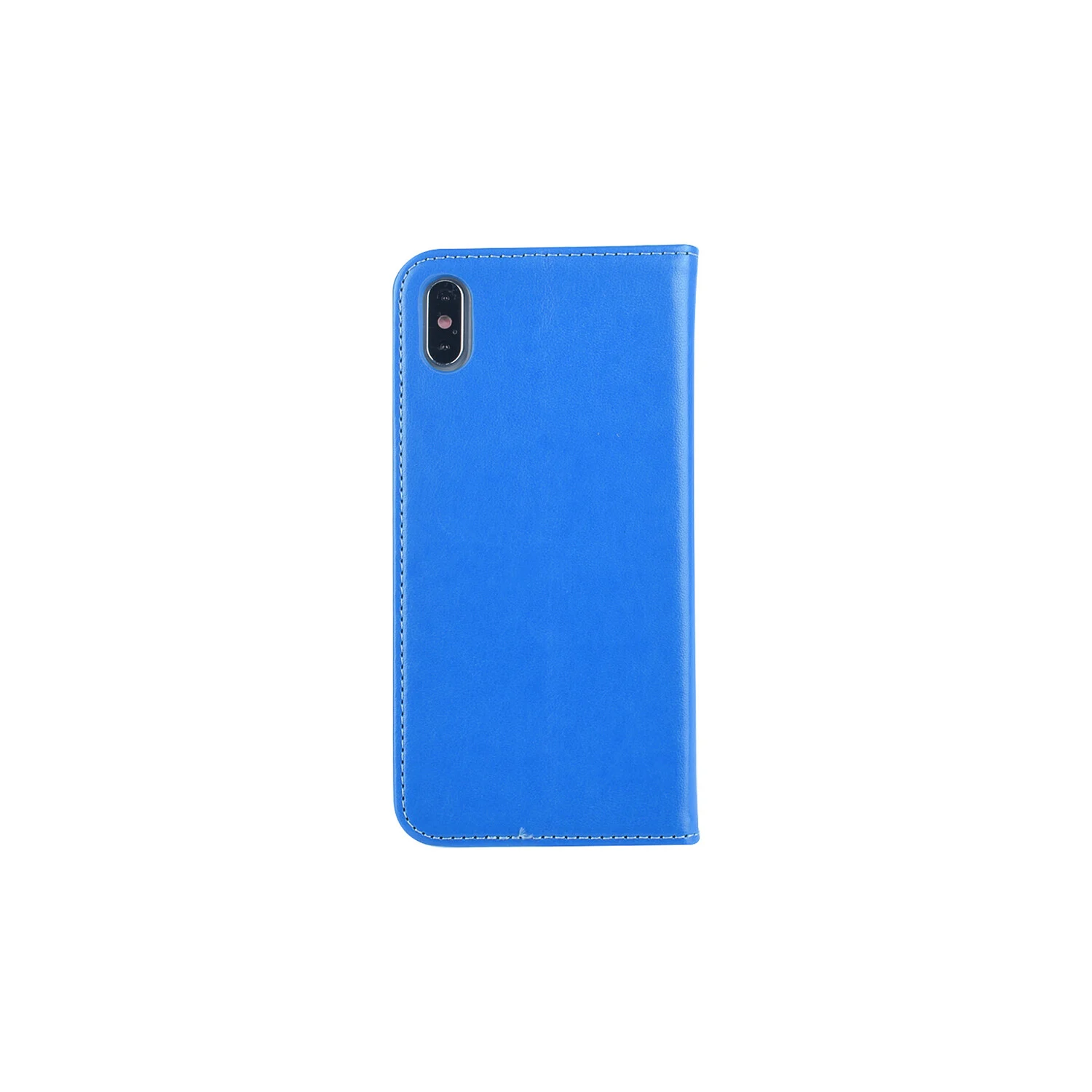 passend für Apple iPhone Xs Max Kartenhalter Blau Book-Case hul -Magnetverschluss - Kunststof;TPU