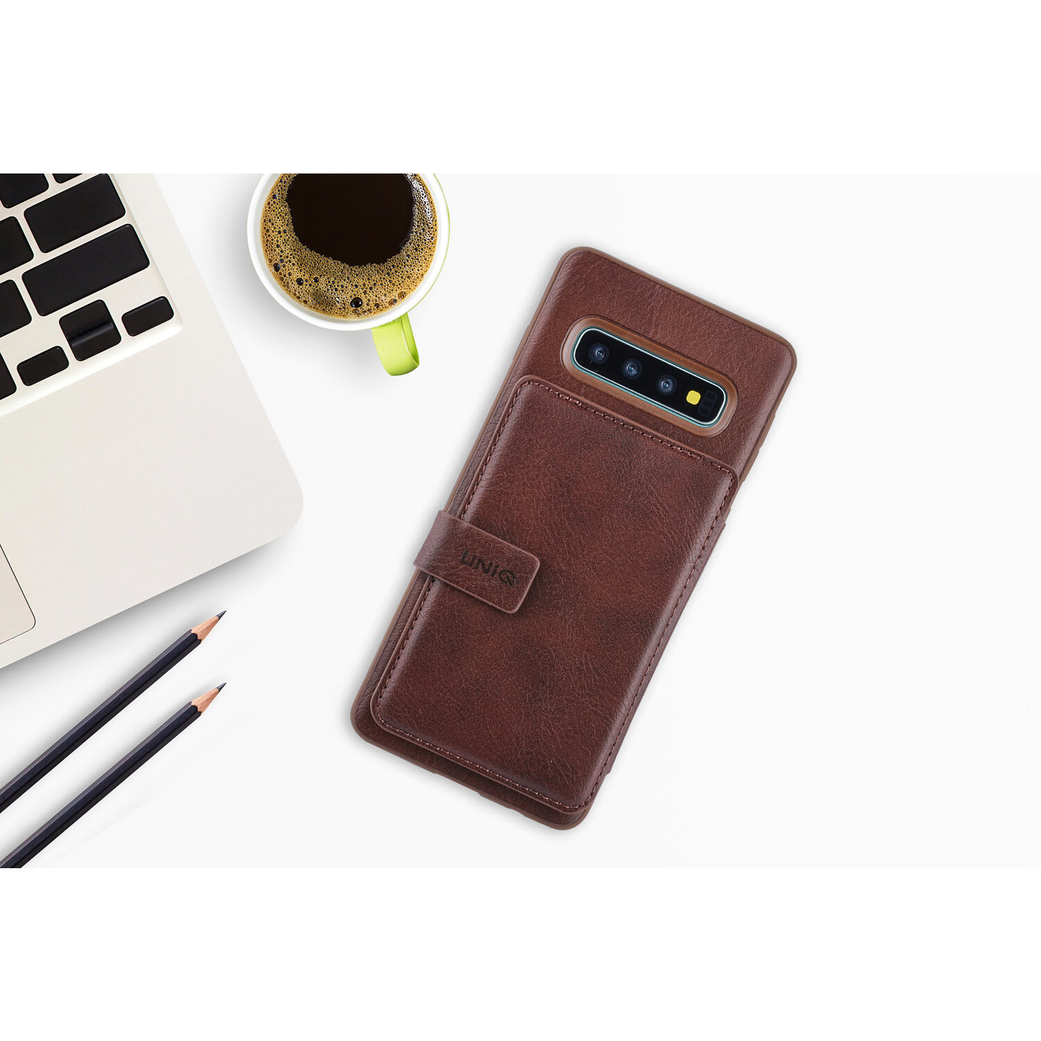 UNIQ Accessory Backcover für Galaxy S10 - Braun
