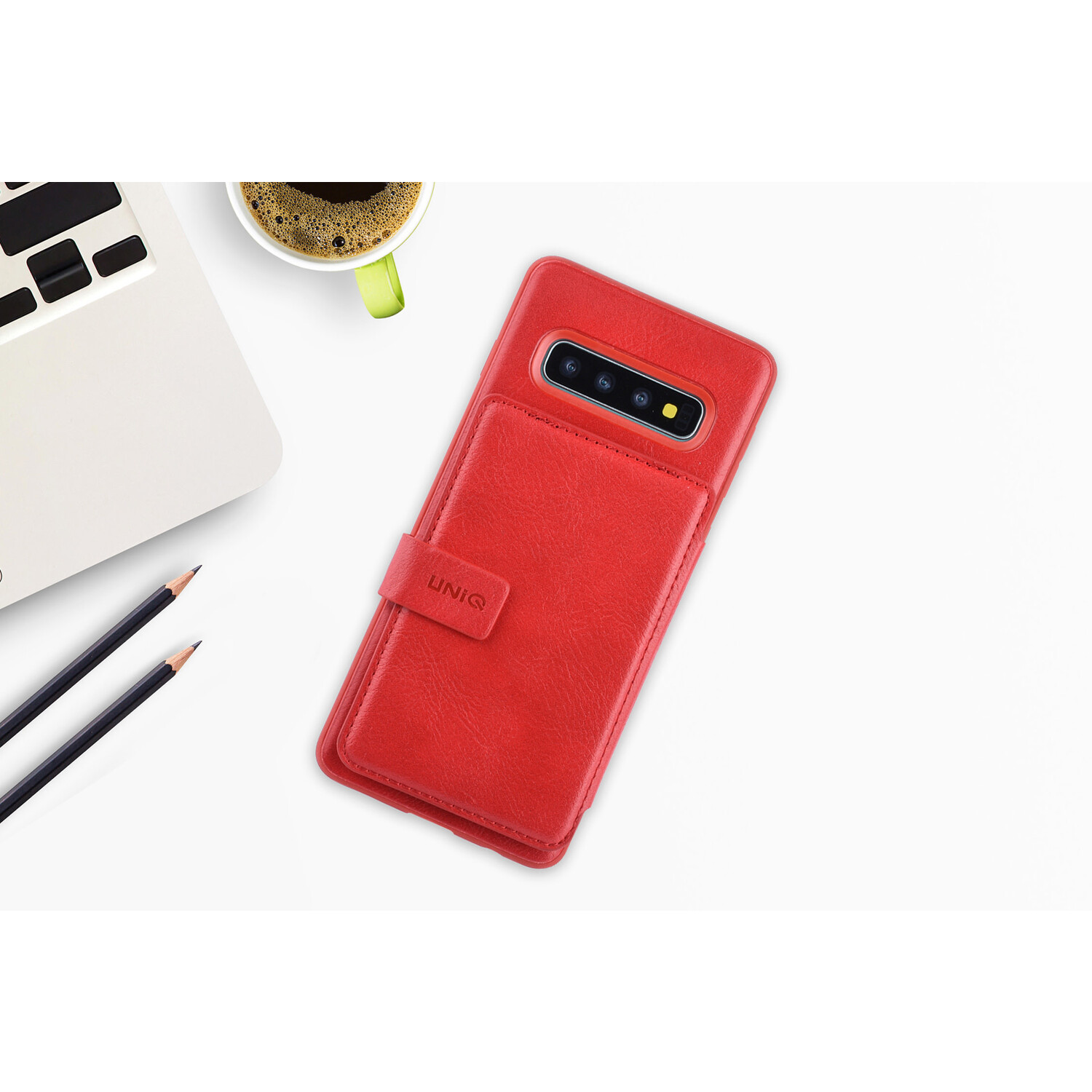 UNIQ Accessory Backcover für Galaxy S10 - Rot