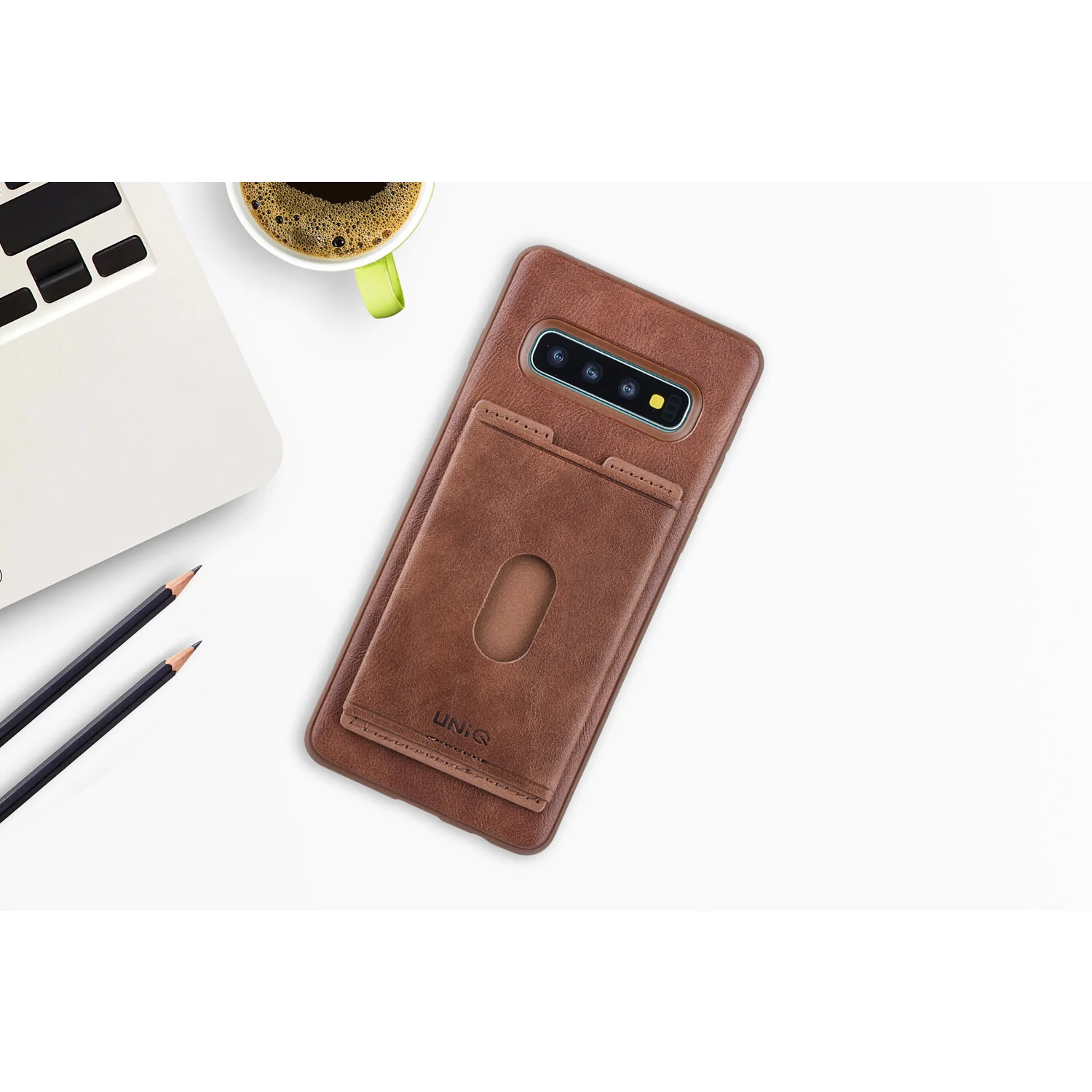 UNIQ Accessory Backcover für Galaxy S10 - Braun