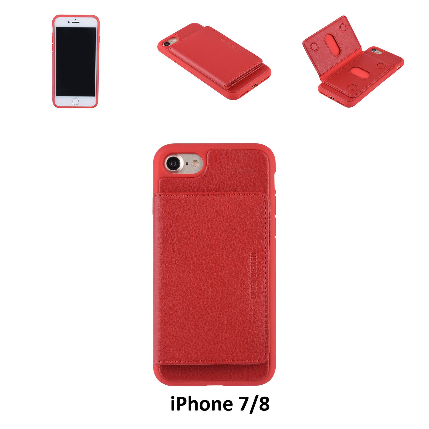 UNIQ Accessory Backcover für iPhone 7/8 - Rot