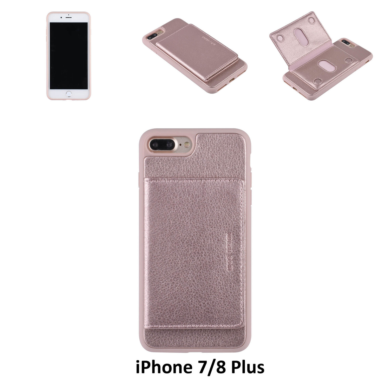 UNIQ Accessory Backcover für iPhone 7/8 Plus - Pink