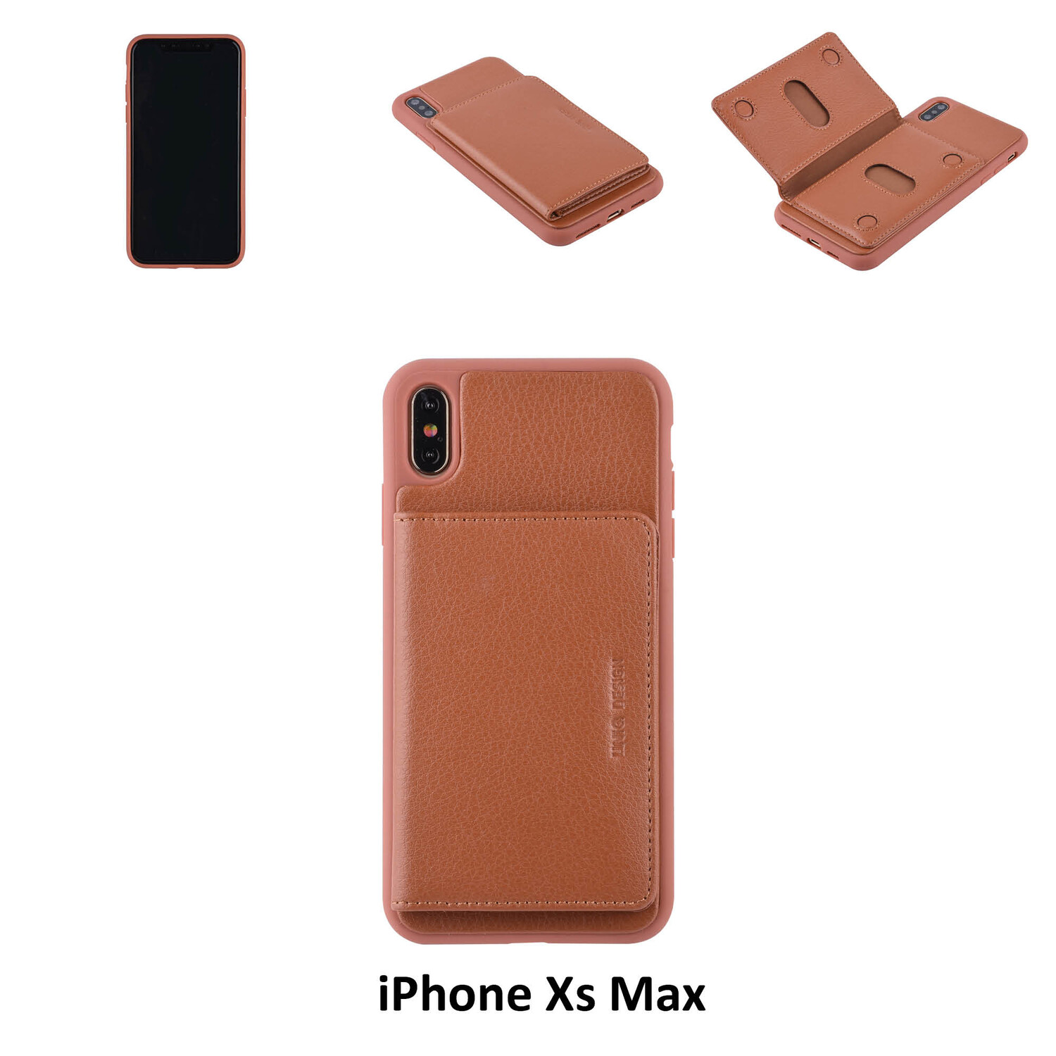 UNIQ Accessory Backcover für iPhone Xs Max - Braun