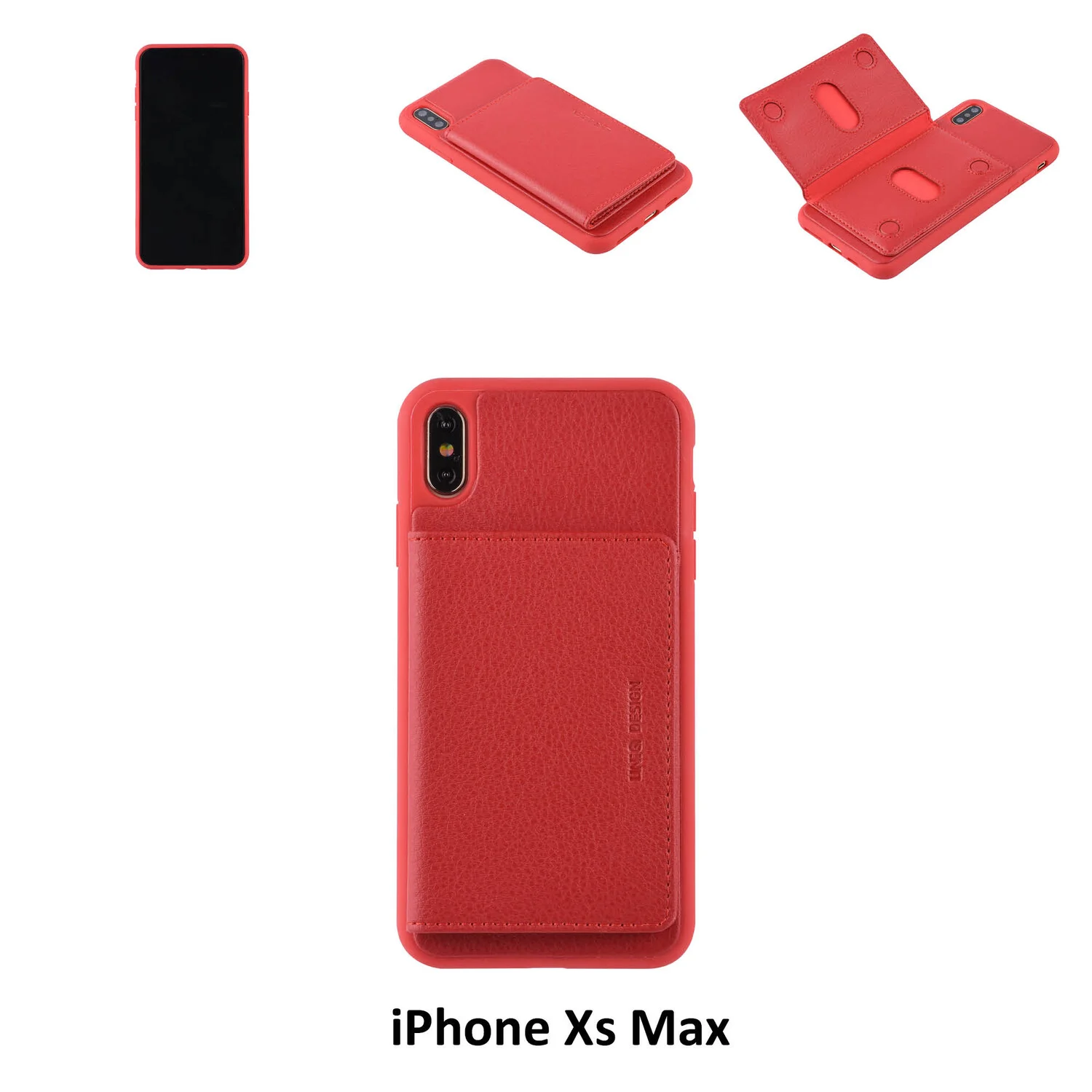 UNIQ Accessory Backcover für iPhone Xs Max - Rot