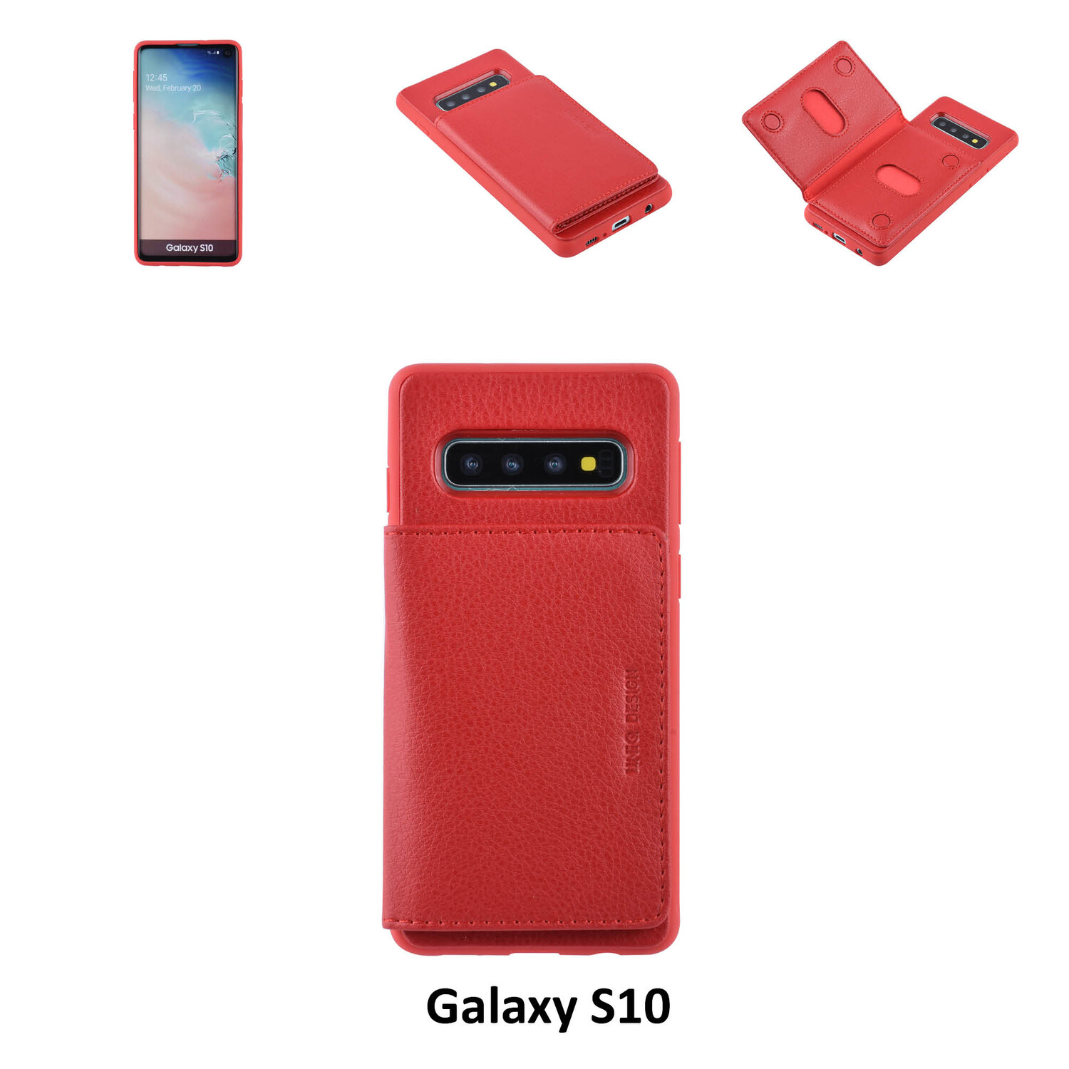 UNIQ Accessory Backcover für Galaxy S10 - Rot
