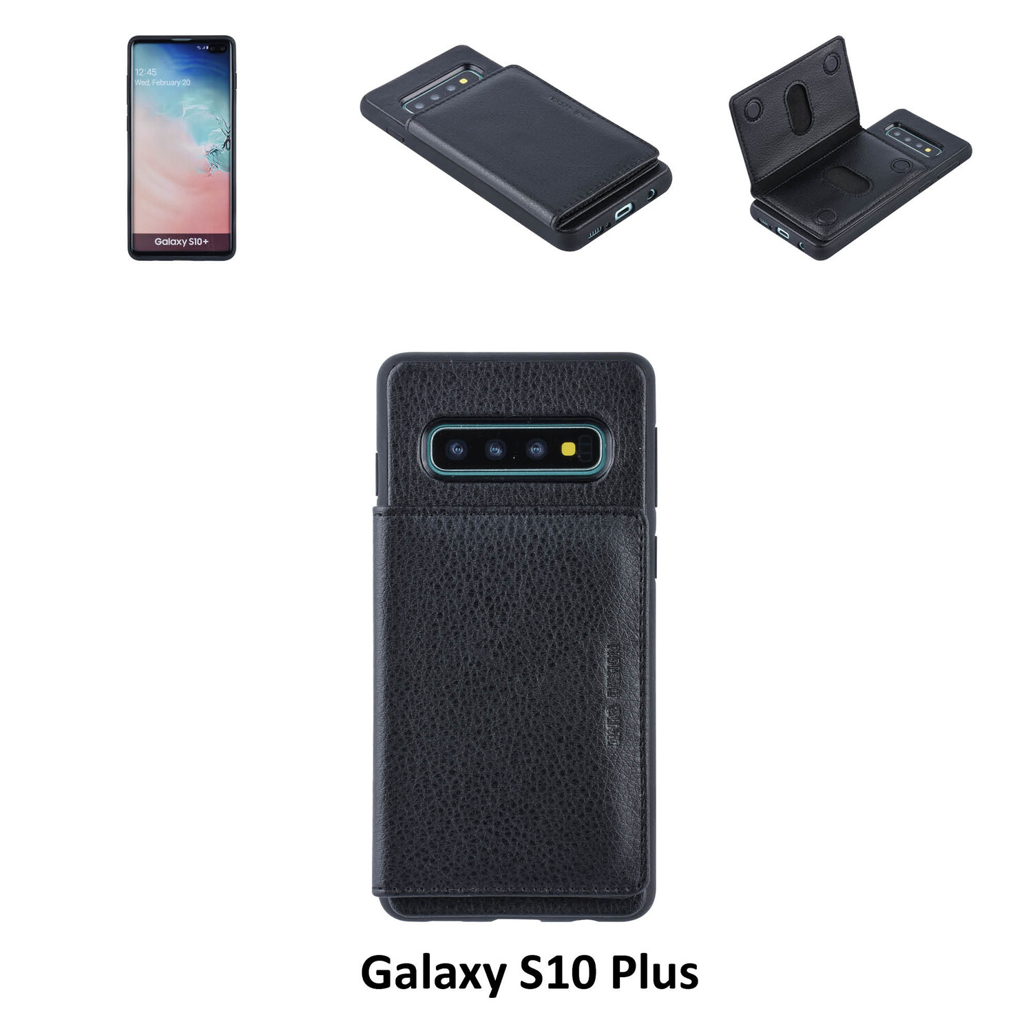UNIQ Accessory Backcover für Galaxy S10 Plus - Schwarz