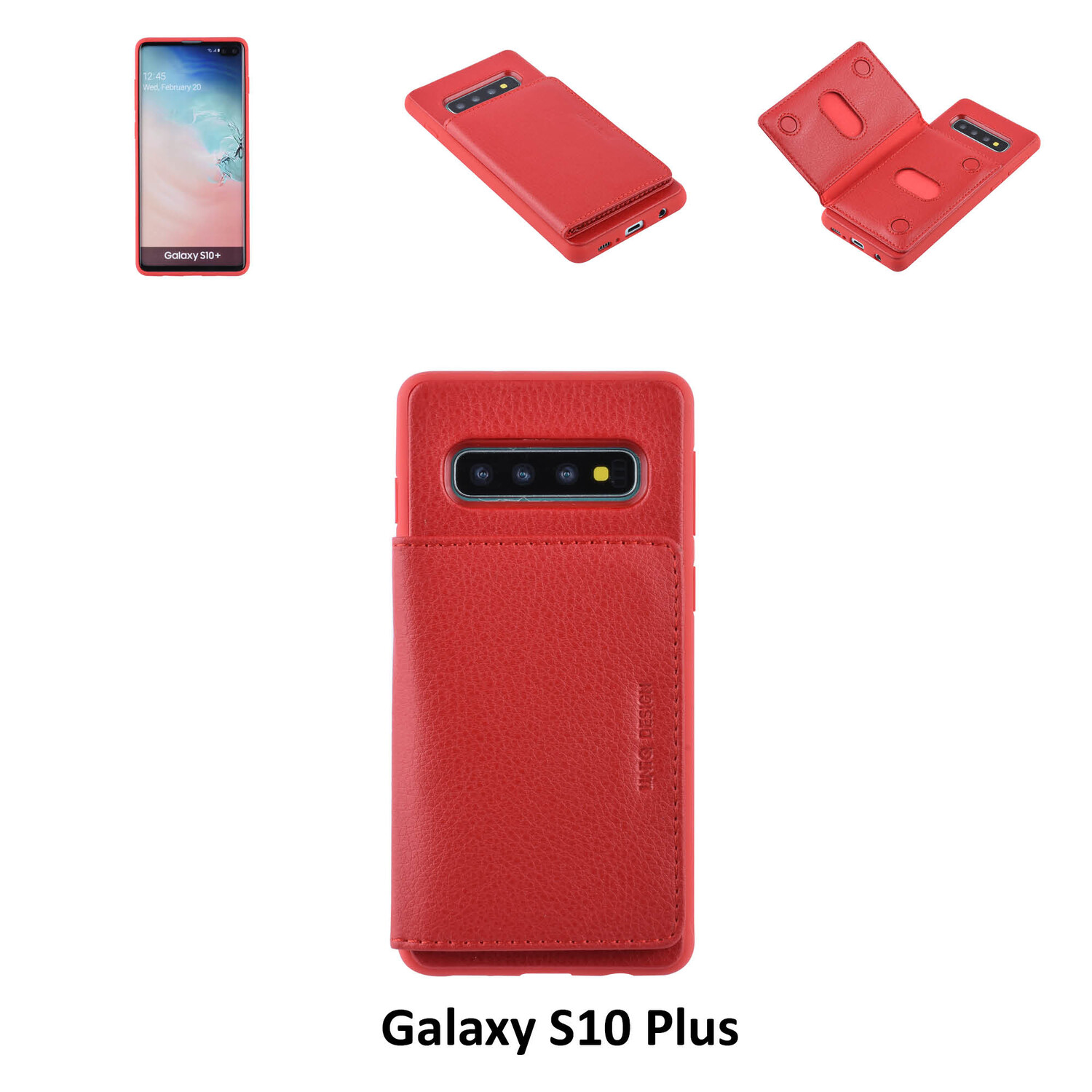 UNIQ Accessory Backcover für Galaxy S10 Plus - Rot