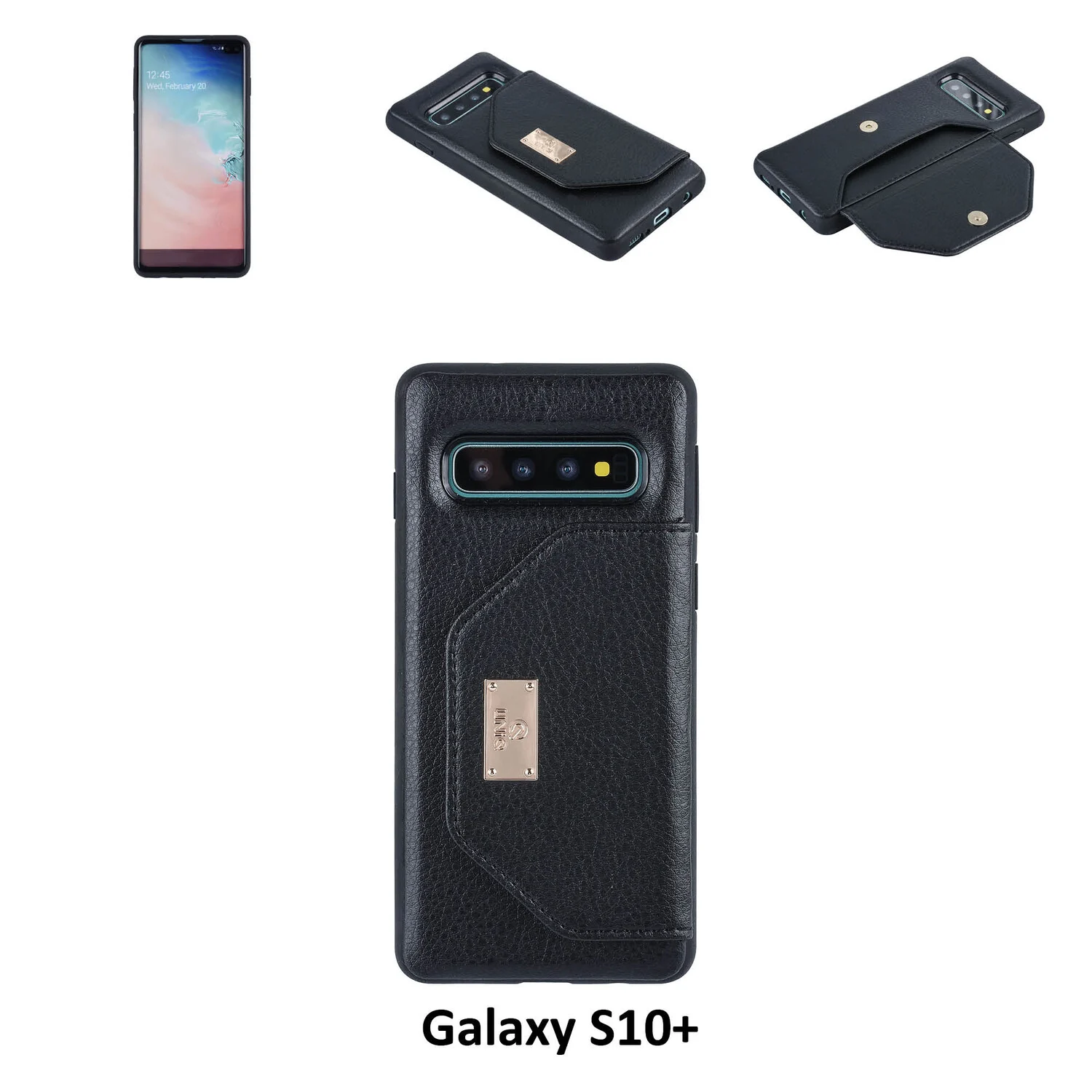 UNIQ Accessory Back Cover für Galaxy S10+ - Schwarz