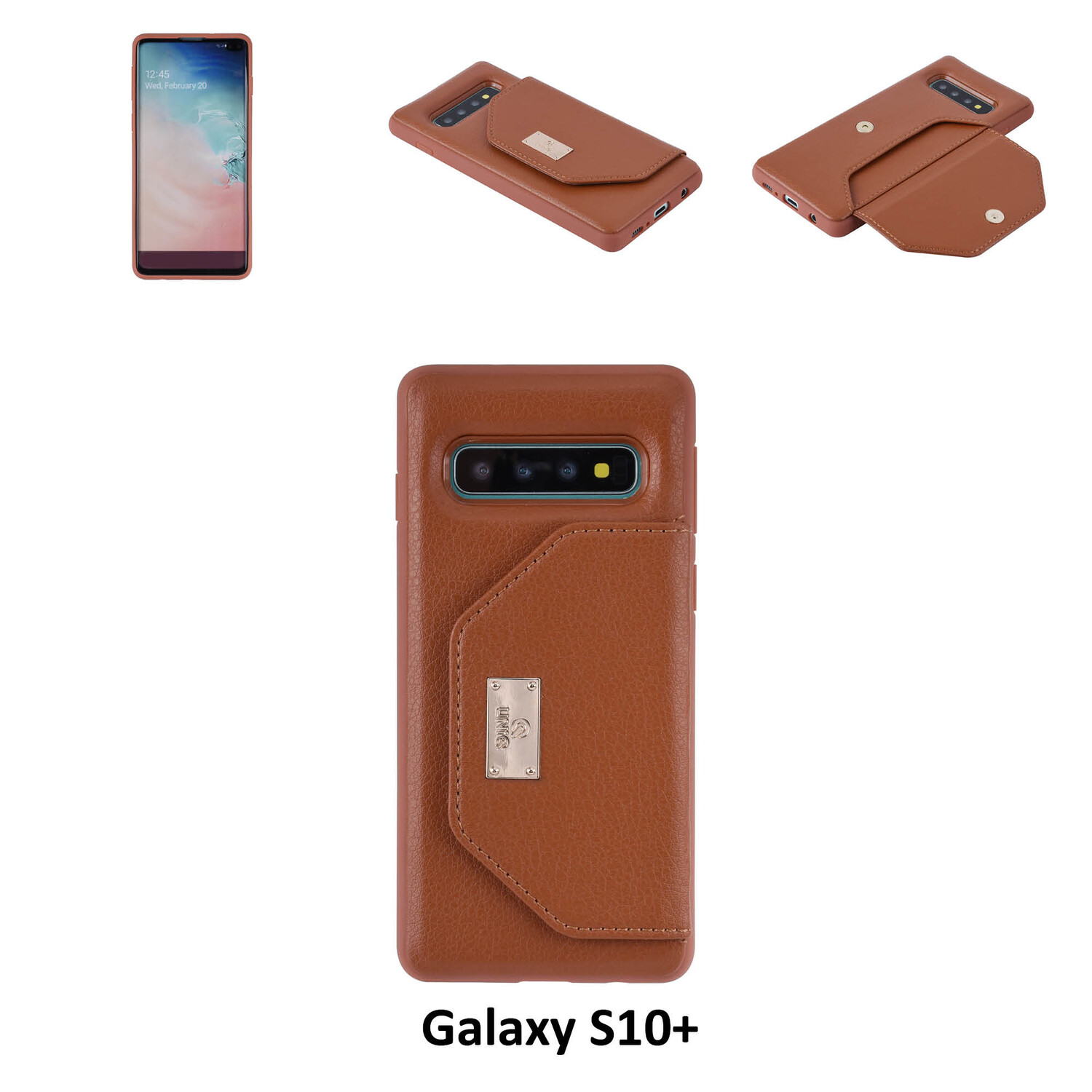 UNIQ Accessory Back Cover für Galaxy S10+ - Braun