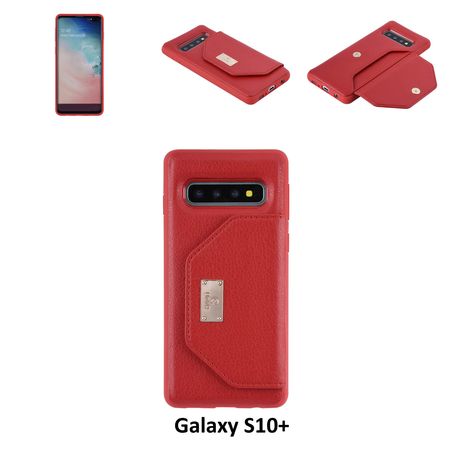 UNIQ Accessory Back Cover für Galaxy S10+ - Rot