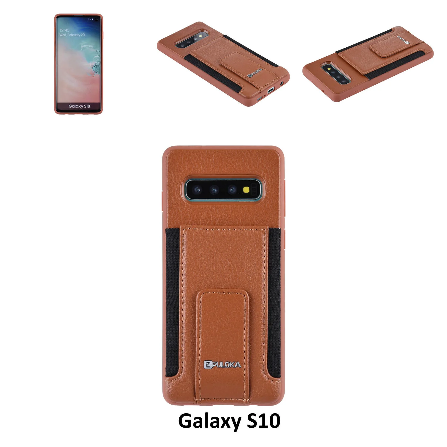 UNIQ Accessory Back Cover für Galaxy S10 - Braun
