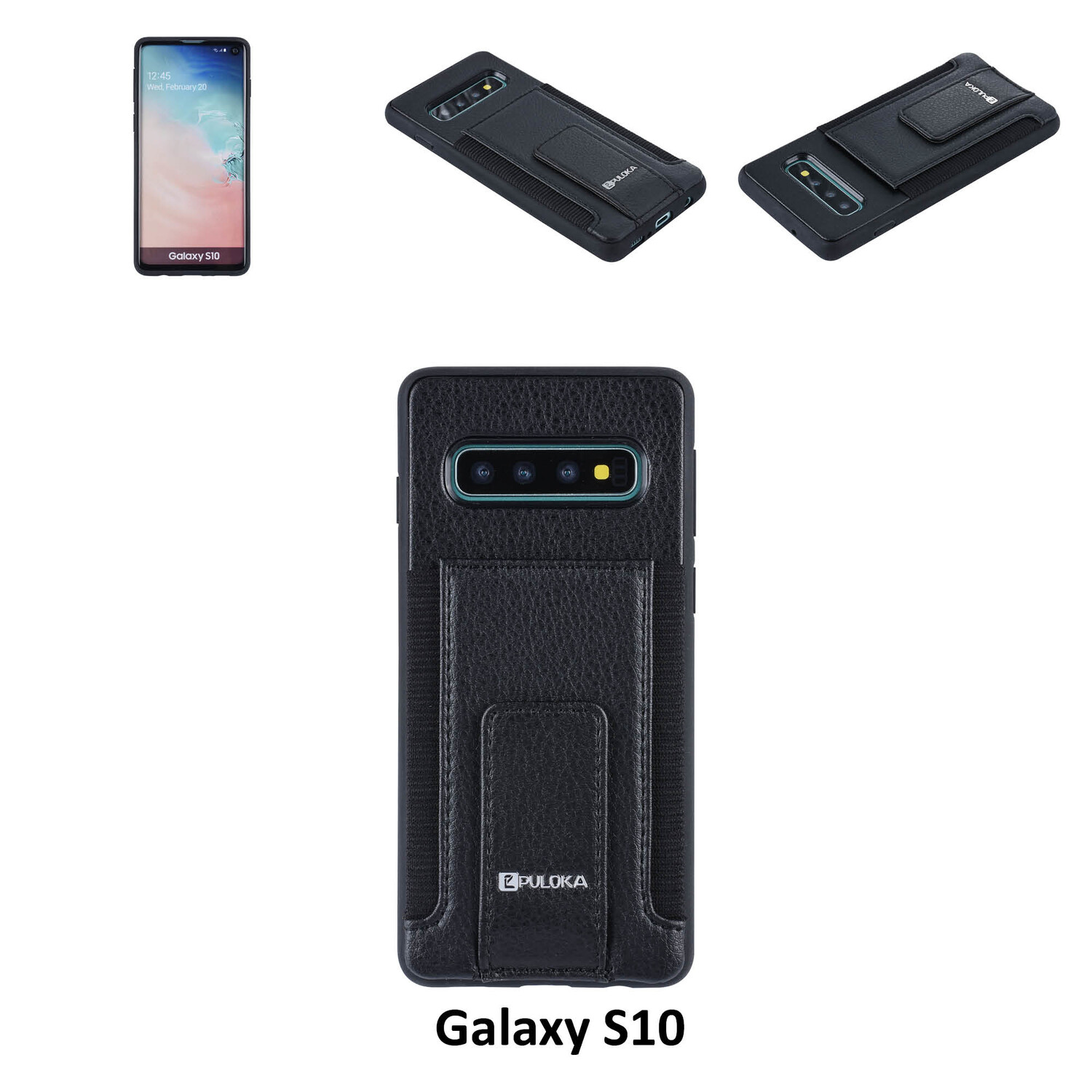 UNIQ Accessory Back Cover für Galaxy S10 - Schwarz