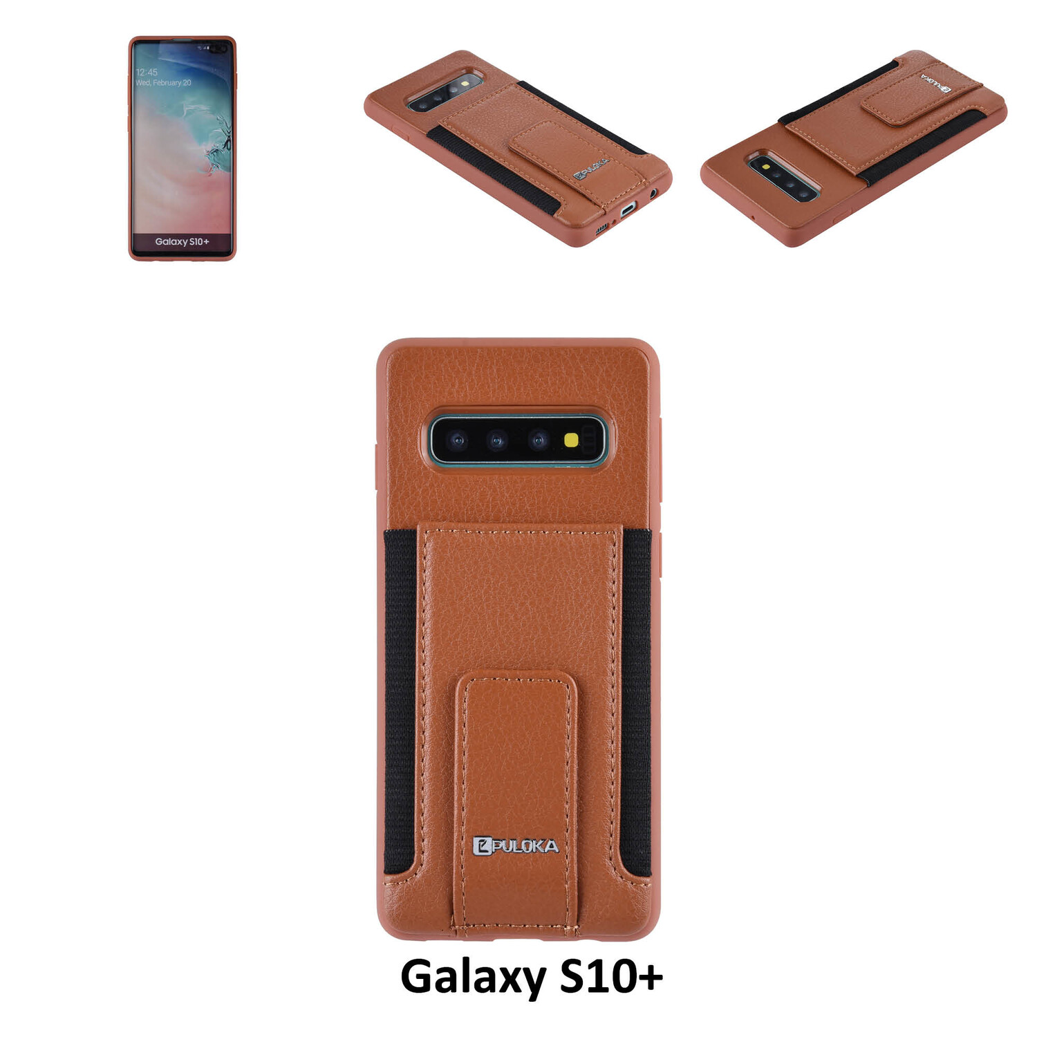 UNIQ Accessory Back Cover für Galaxy S10+ - Braun