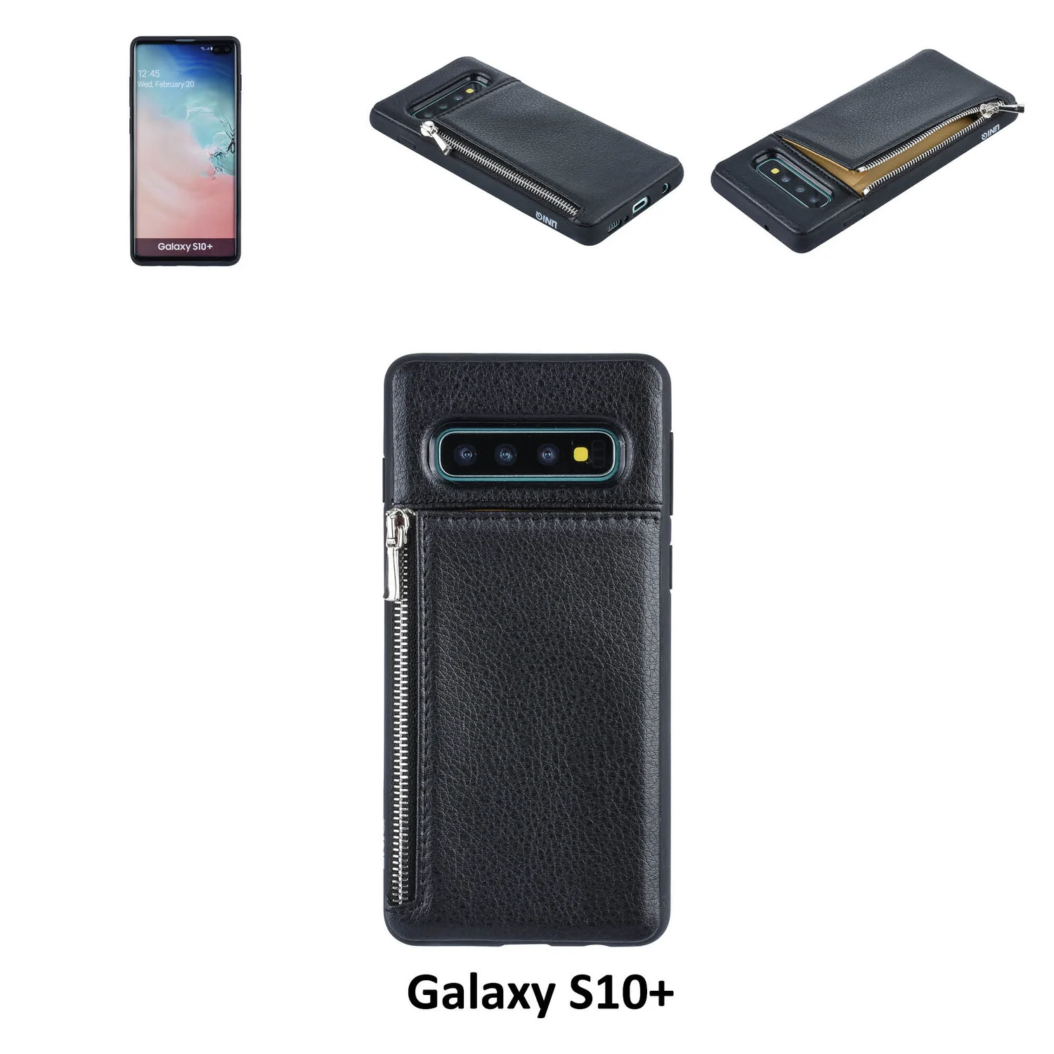 UNIQ Accessory Back Cover für Galaxy S10+ - Schwarz